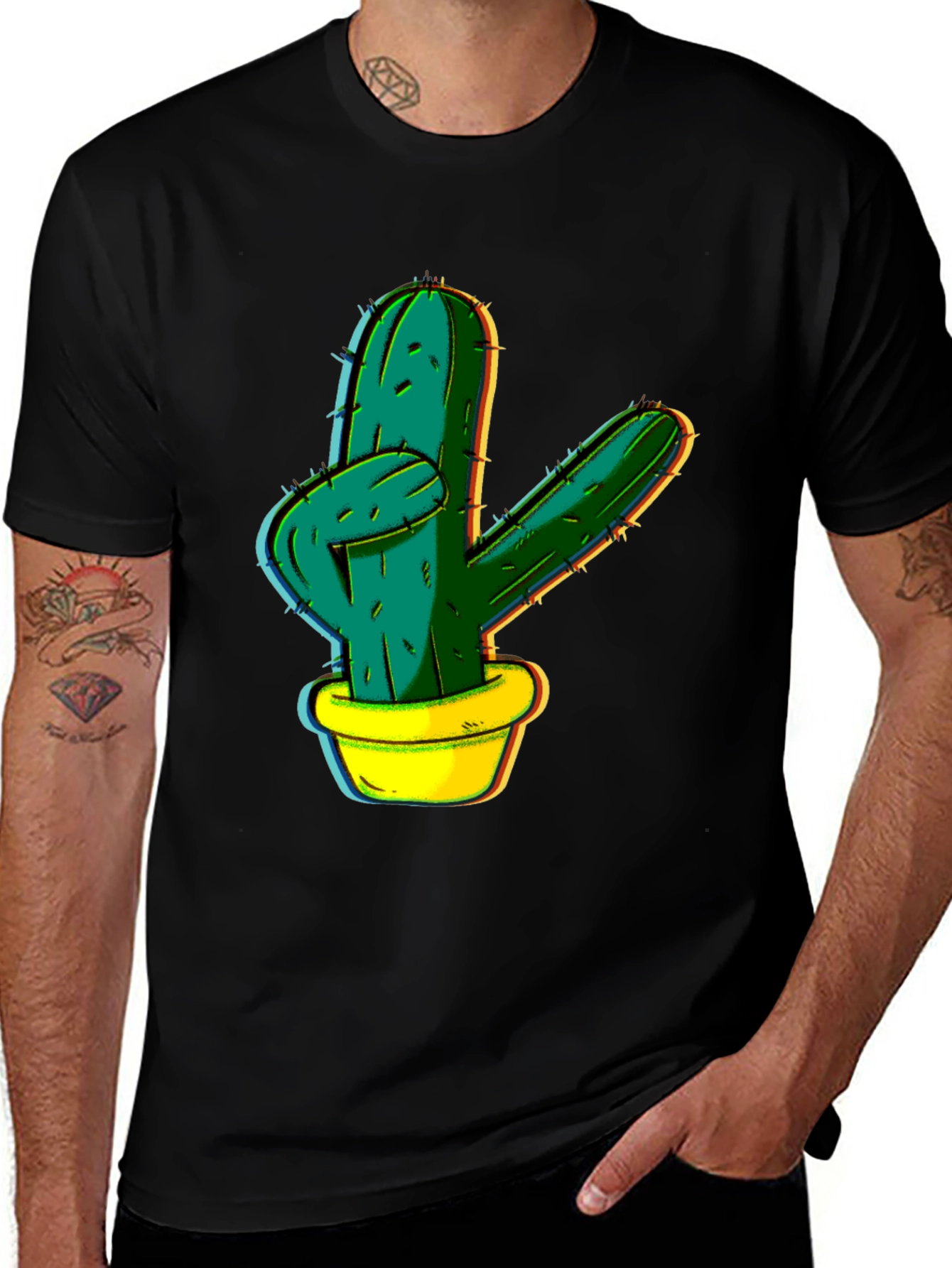 Variant 30 of Cactus Plant Graphic T-Shirt - Casual & Stylish