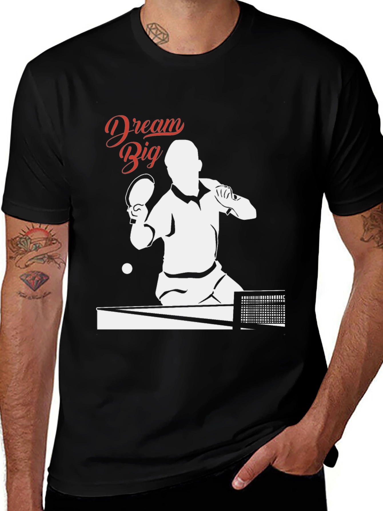 Black Dream Big Table Tennis T-Shirt main image