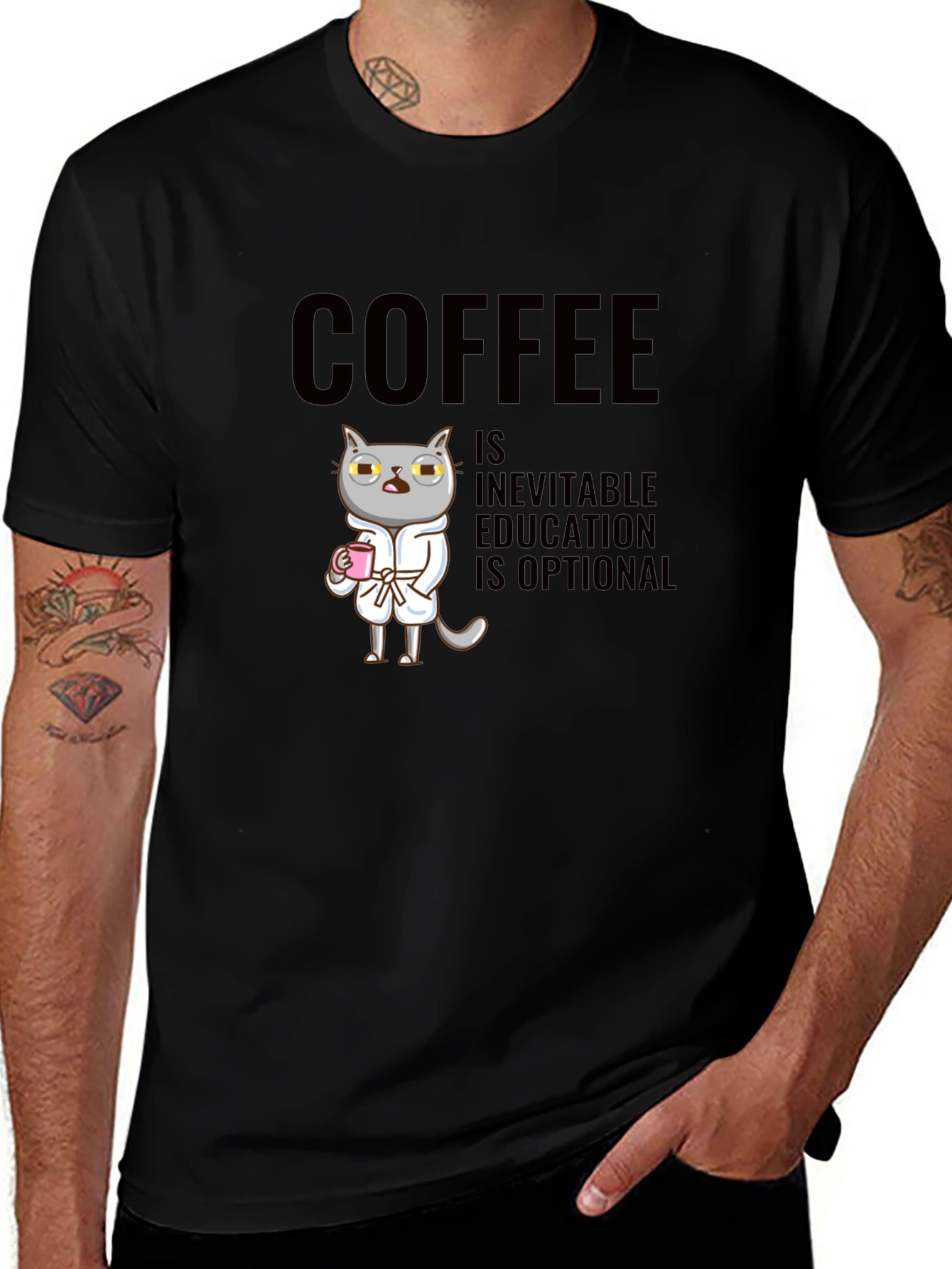 Variant 21 of Coffee is Inevitable T-Shirt