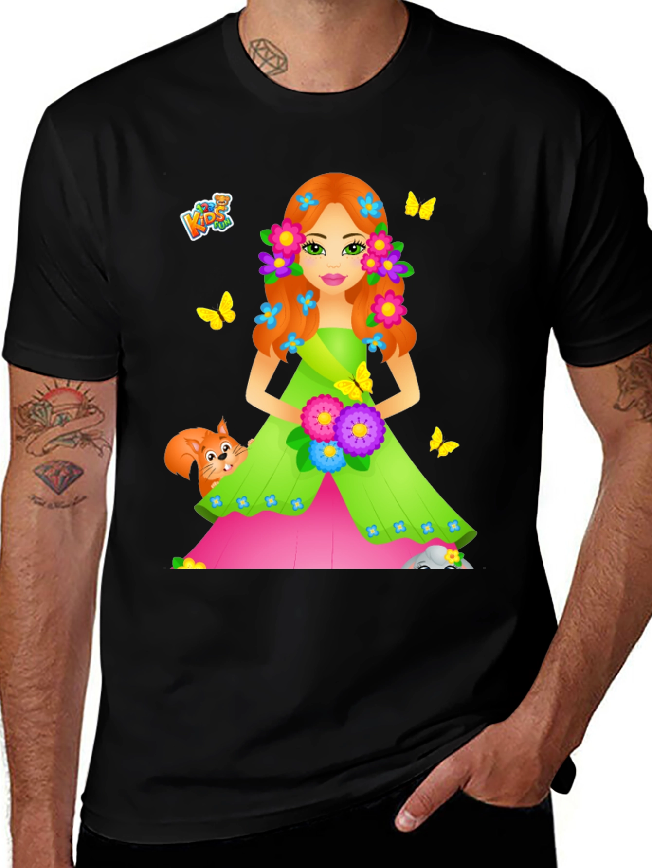 Variant 16 of Cartoon Princess Graphic T-Shirt