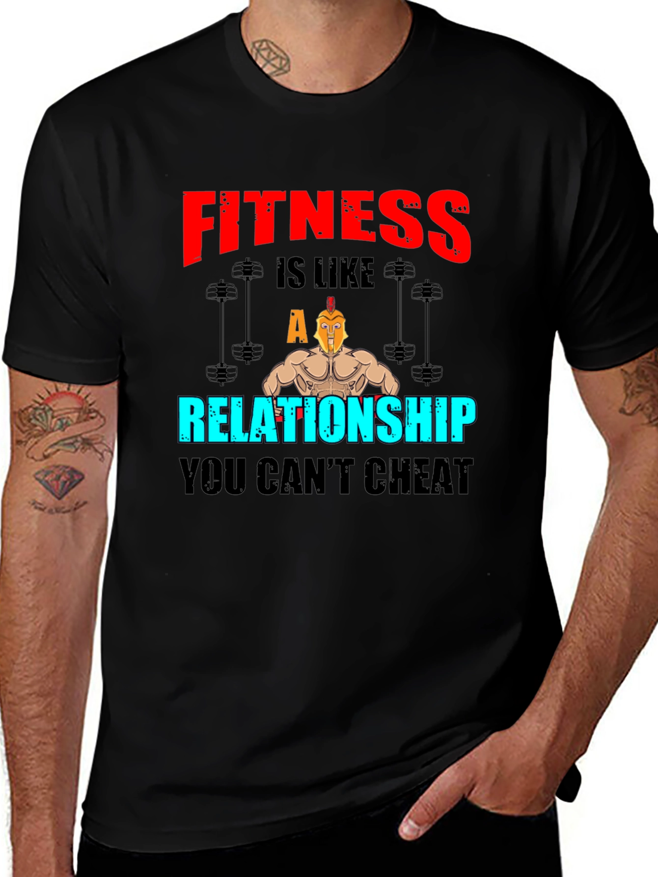 Variant 15 of Fitness is Like a Relationship Graphic T-Shirt