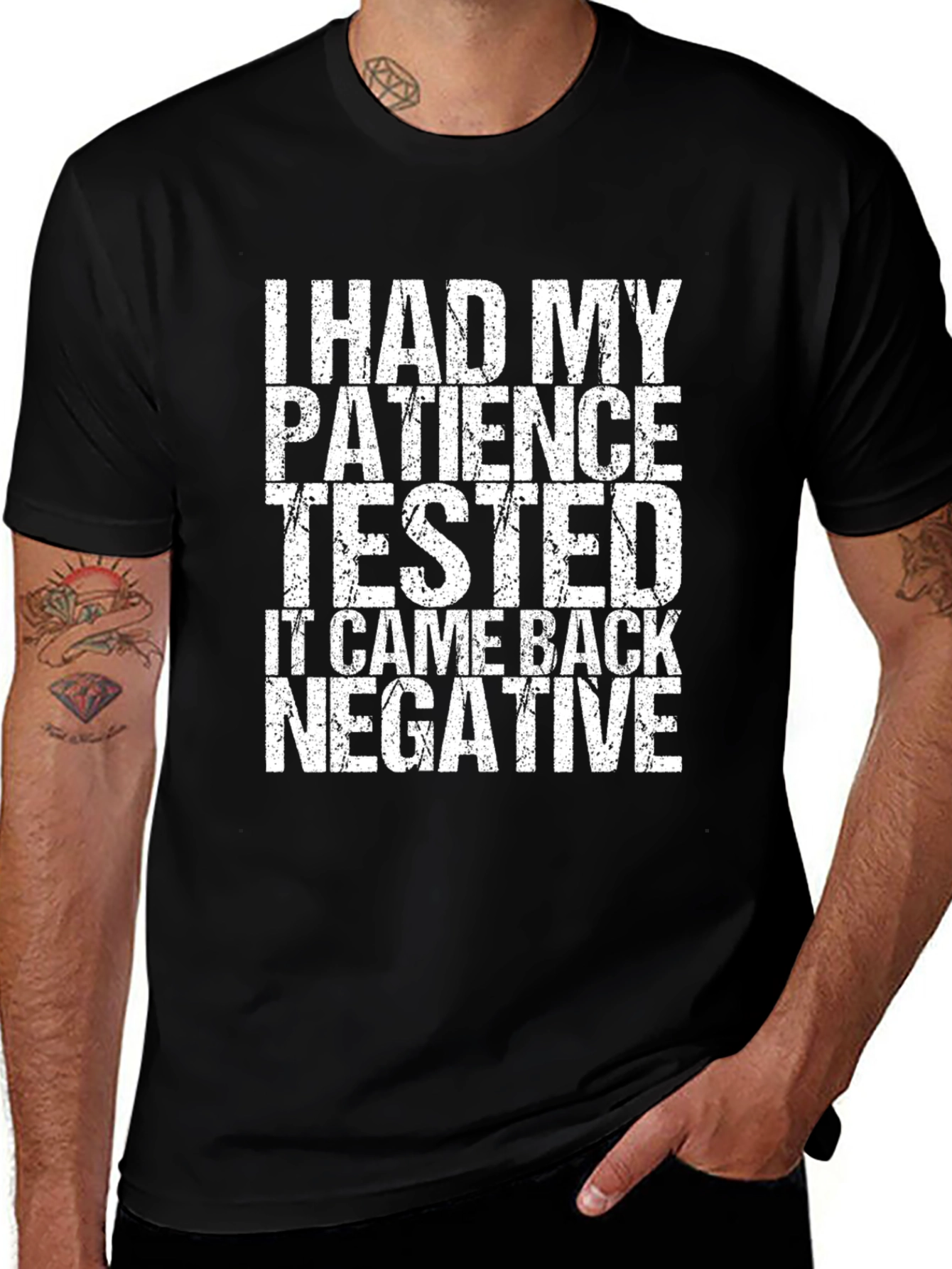 Variant 15 of Humorous Patience Tested T-Shirt