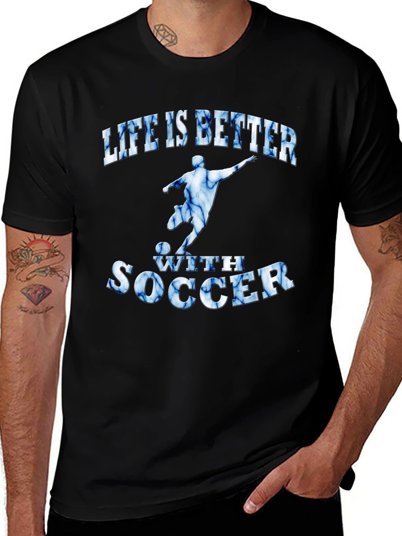 Variant 22 of Life Is Better With Soccer Graphic Tee