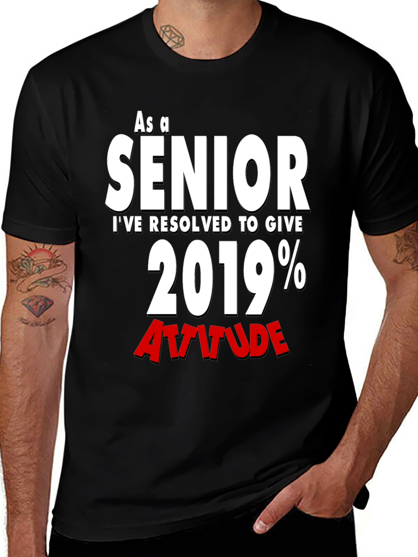 Variant 25 of Senior 2019 Attitude T-Shirt