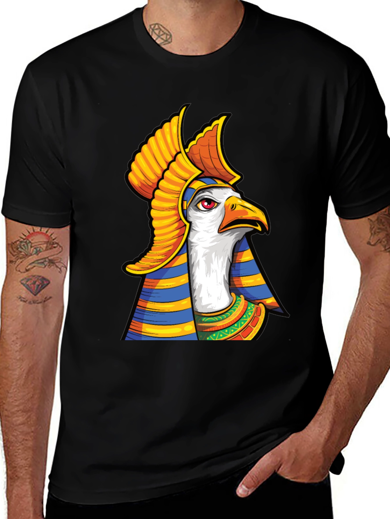 Variant 21 of Egyptian God Bird T-Shirt - Unique Graphic Tee