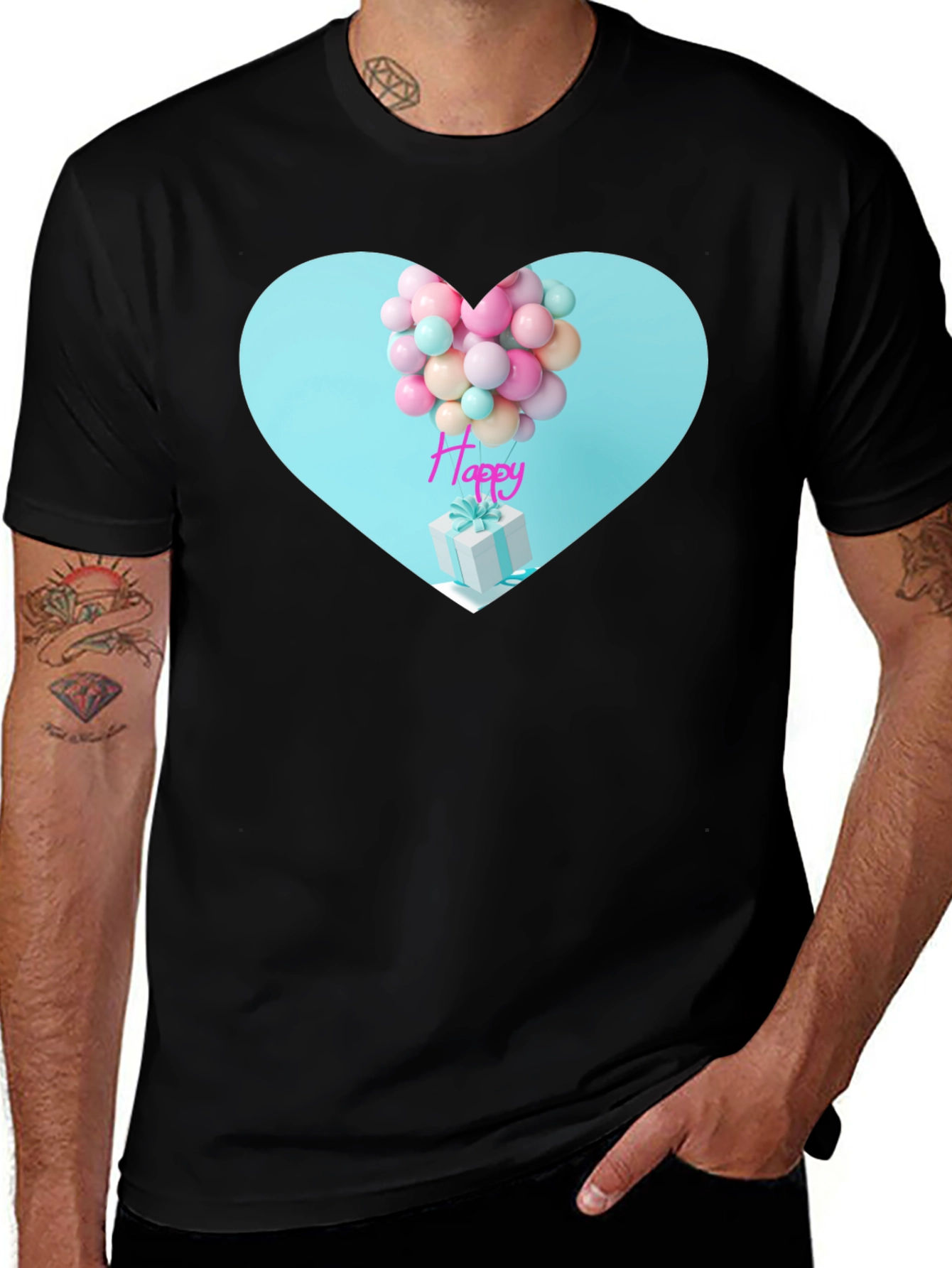 Variant 14 of Happy Balloons Gift T-Shirt