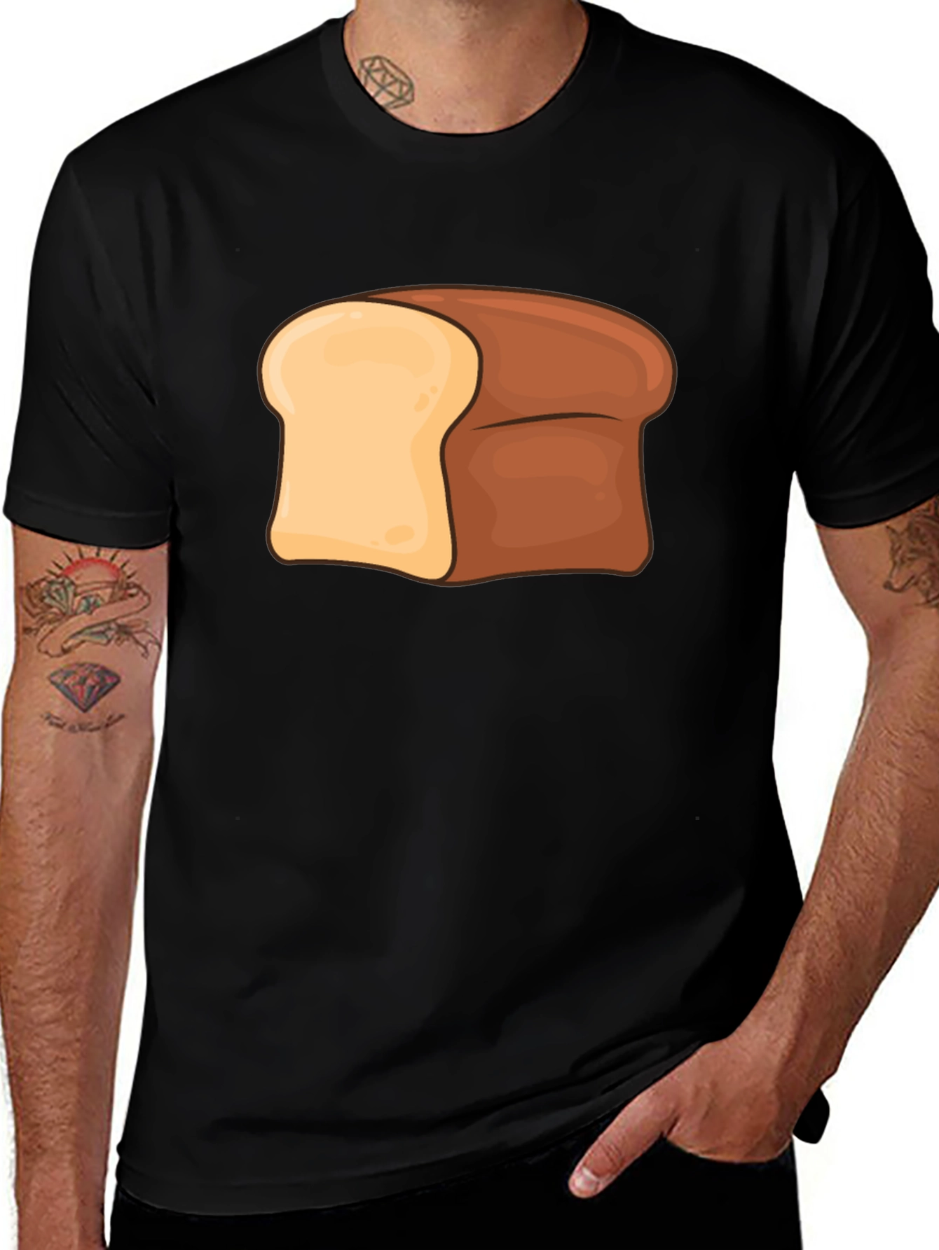 Variant 19 of Bread Graphic T-Shirt - Comfort & Style