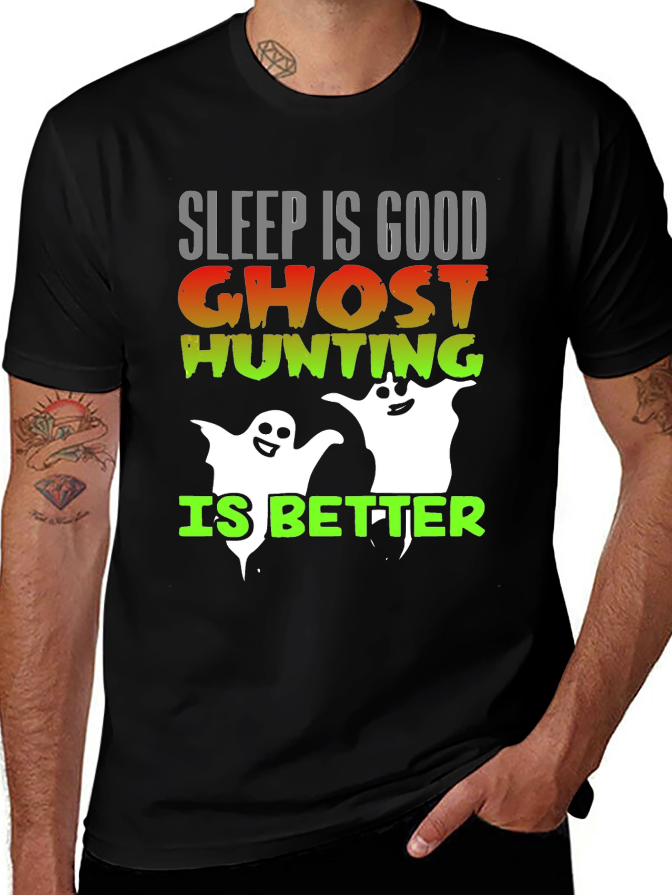 Variant 28 of Ghost Hunting T-Shirt - Spooky Season Apparel