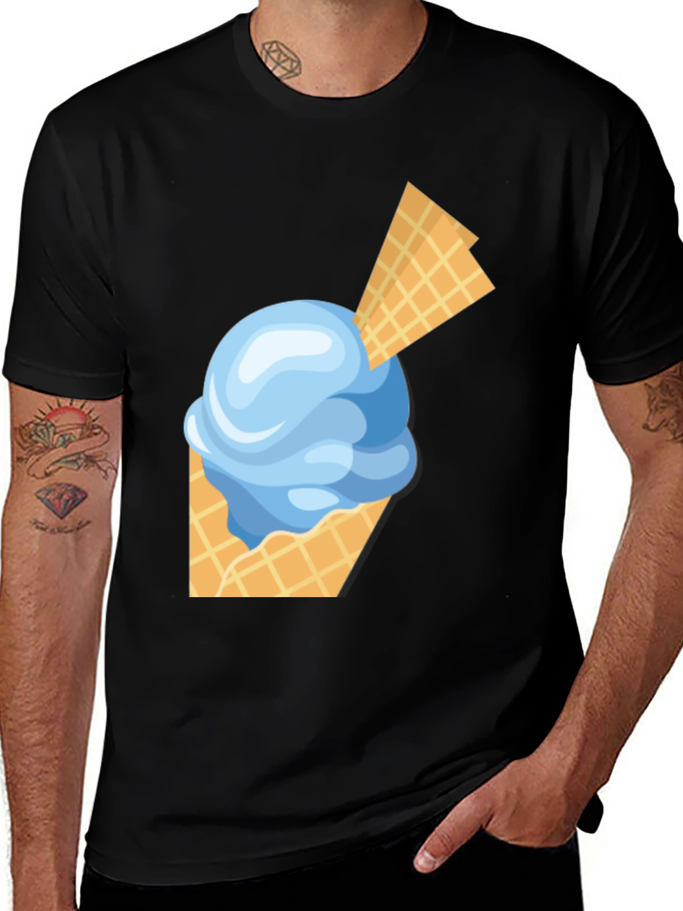 Variant 7 of Ice Cream Cone Graphic Tee