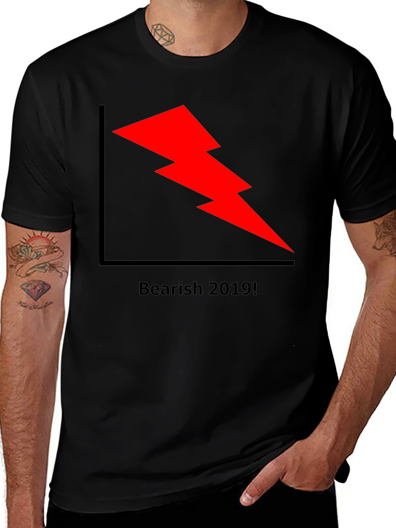 Variant 5 of Bearish 2019 T-Shirt - Stock Market Humor Tee