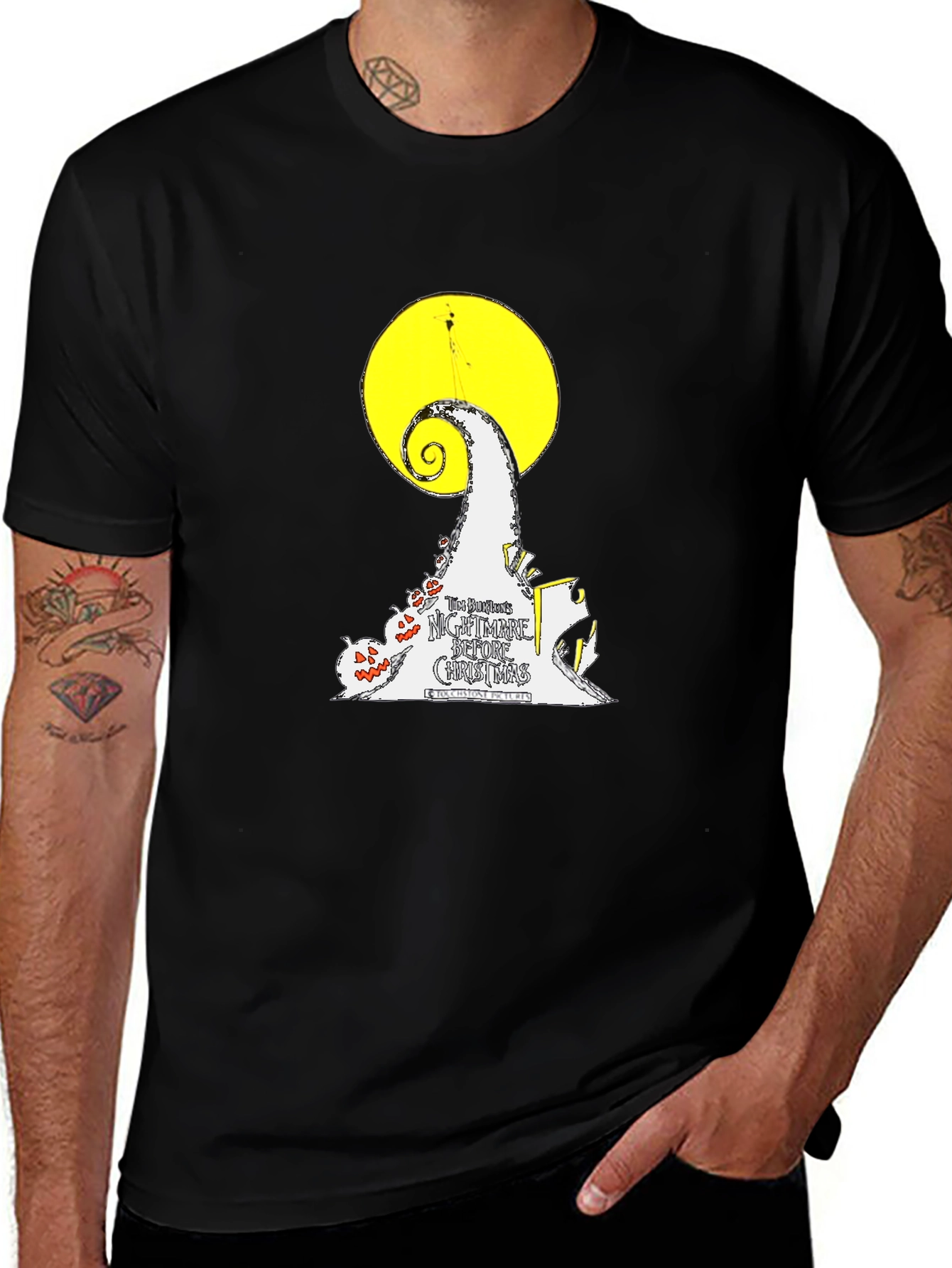 Nightmare Before Christmas Black T-Shirt