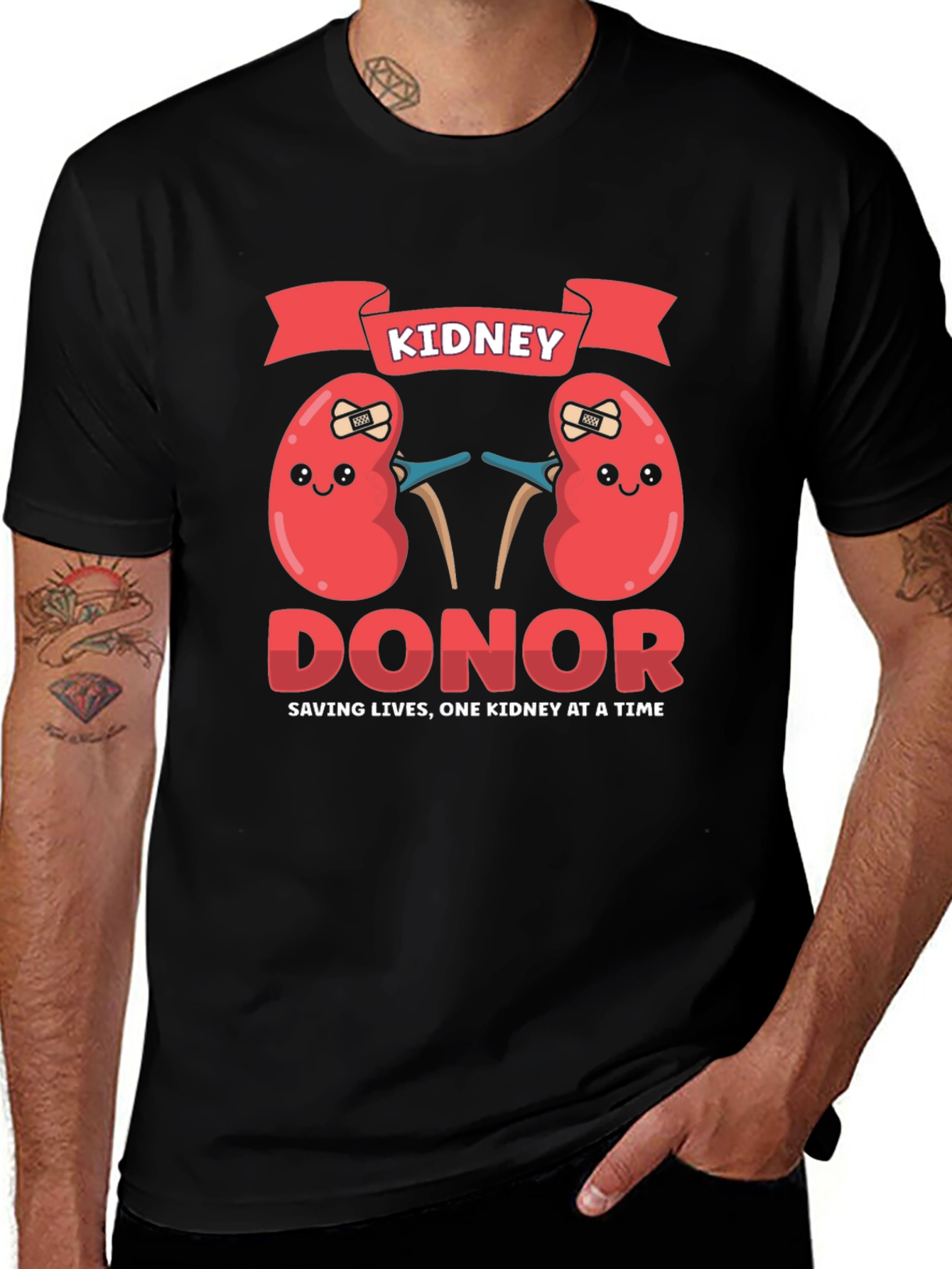 Kidney Donor T-Shirt - Saving Lives