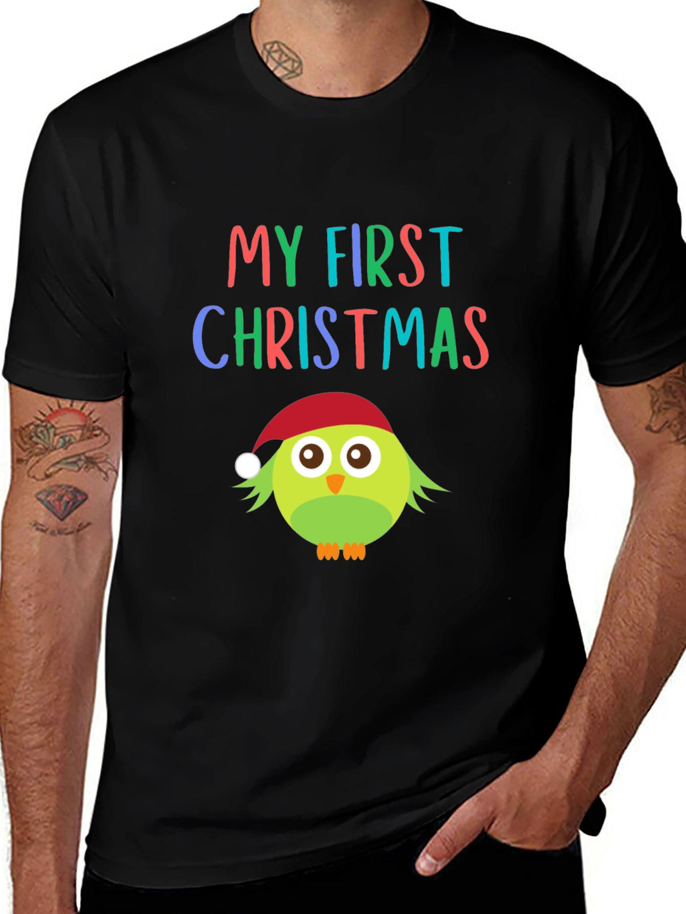 Variant 23 of My First Christmas Bird T-Shirt