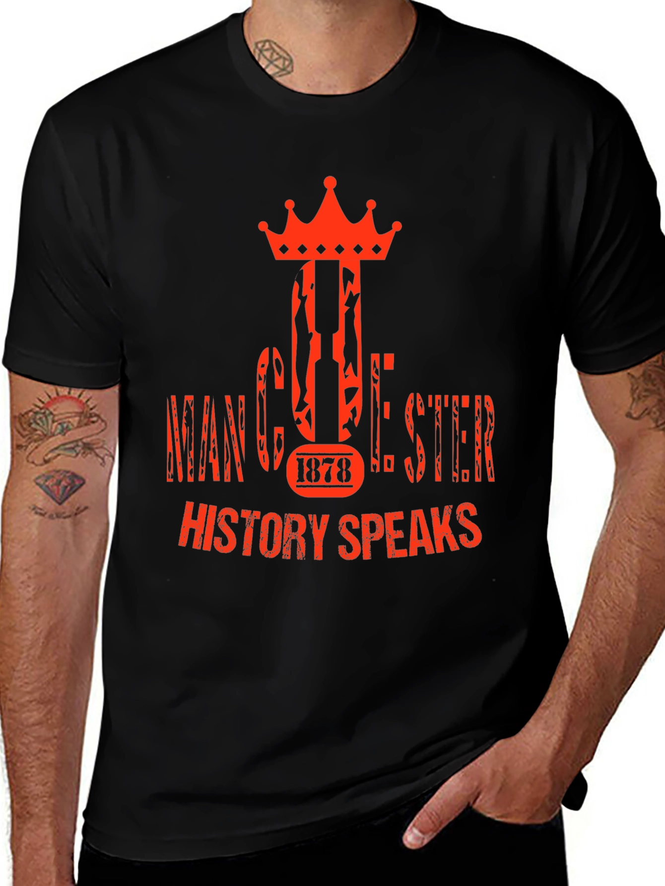 Variant 3 of Manchester History Speaks Graphic Tee