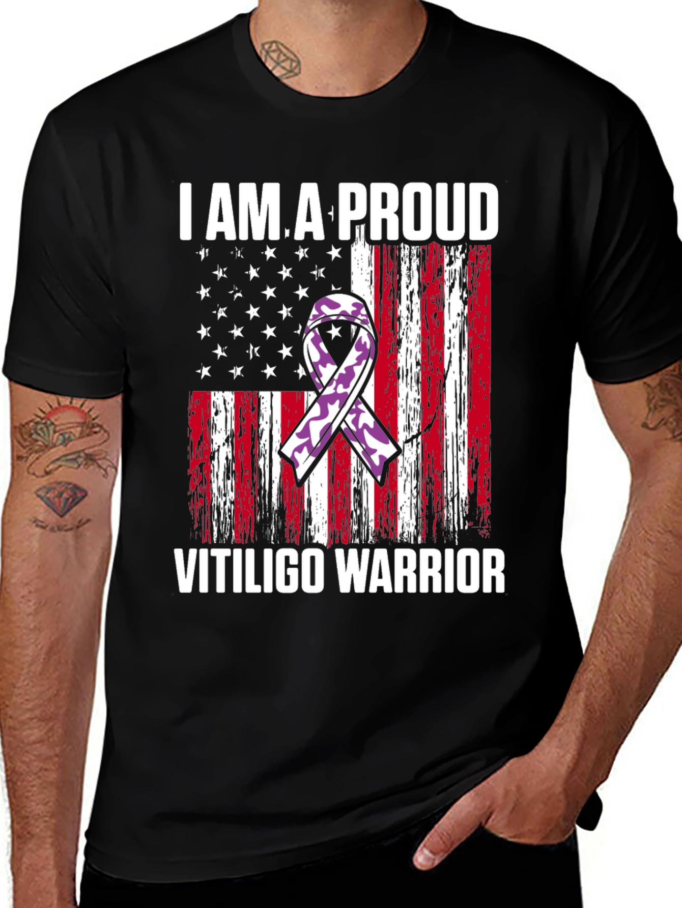 Proud Vitiligo Warrior T-Shirt