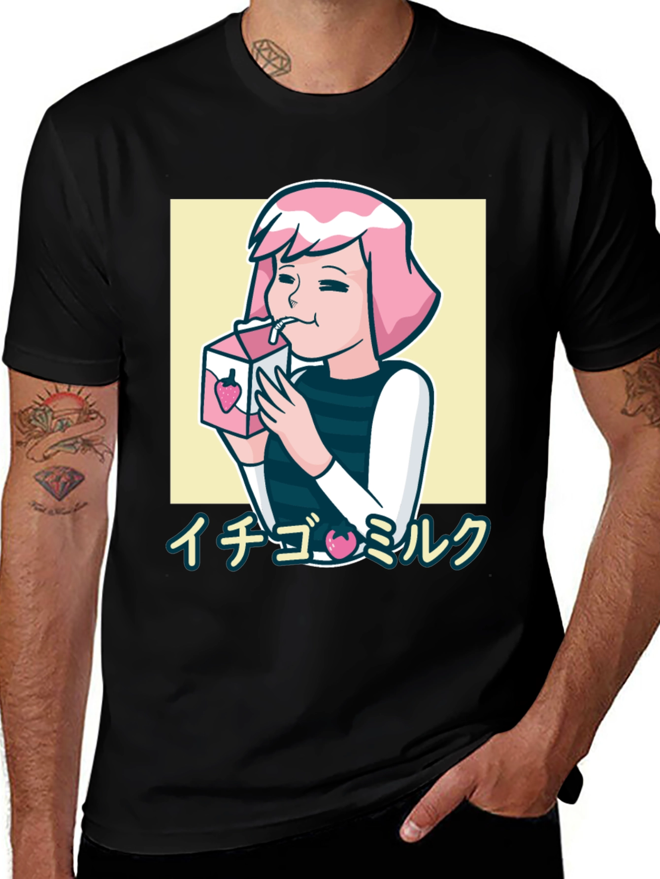 Strawberry Milk Anime T-Shirt