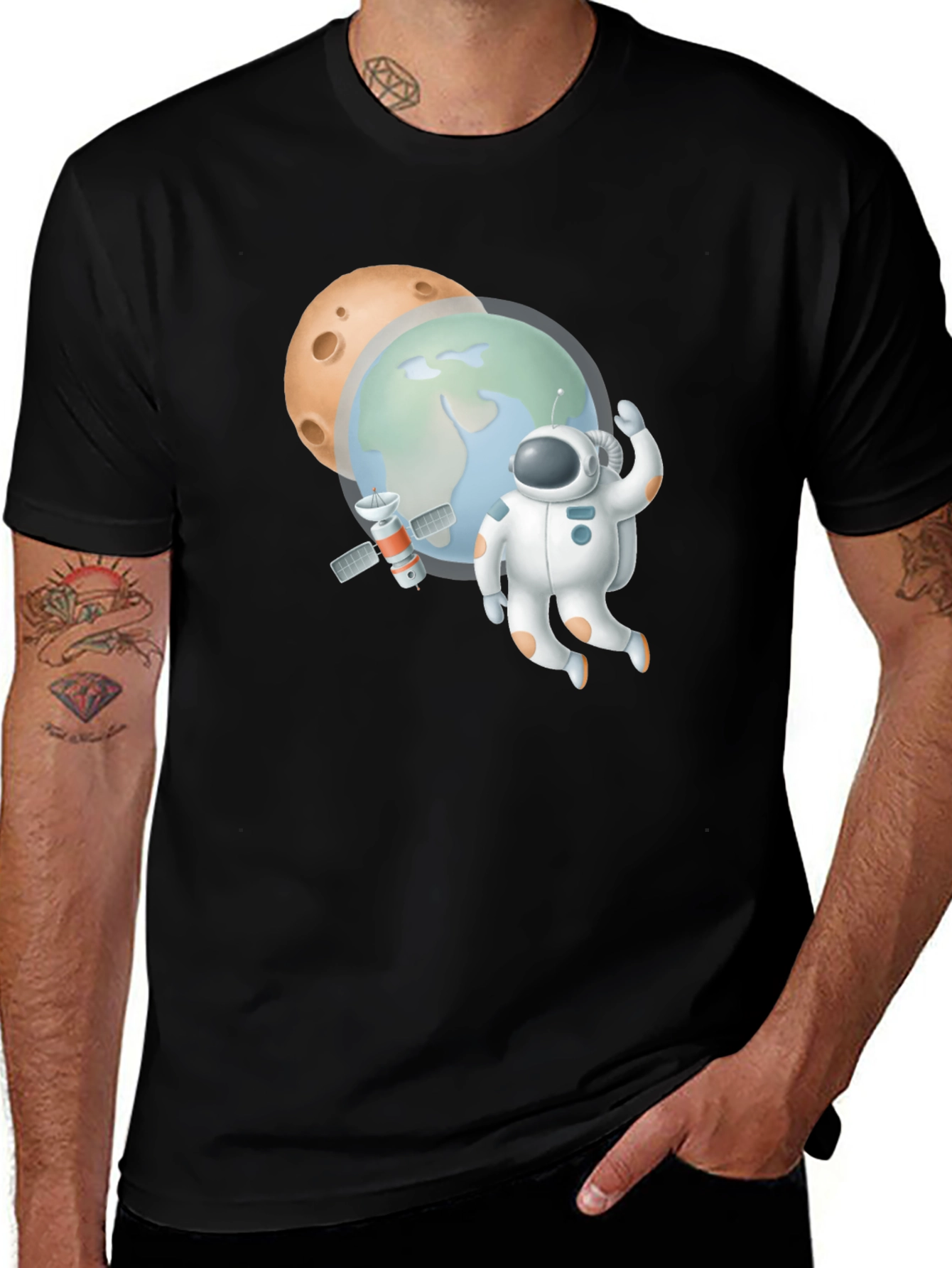 Variant 18 of Astronaut Graphic T-Shirt