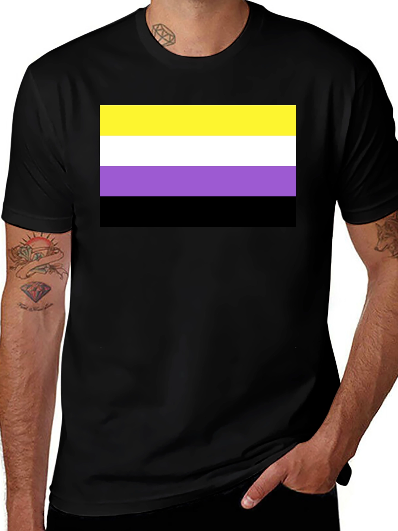 Nonbinary Pride Flag T-Shirt