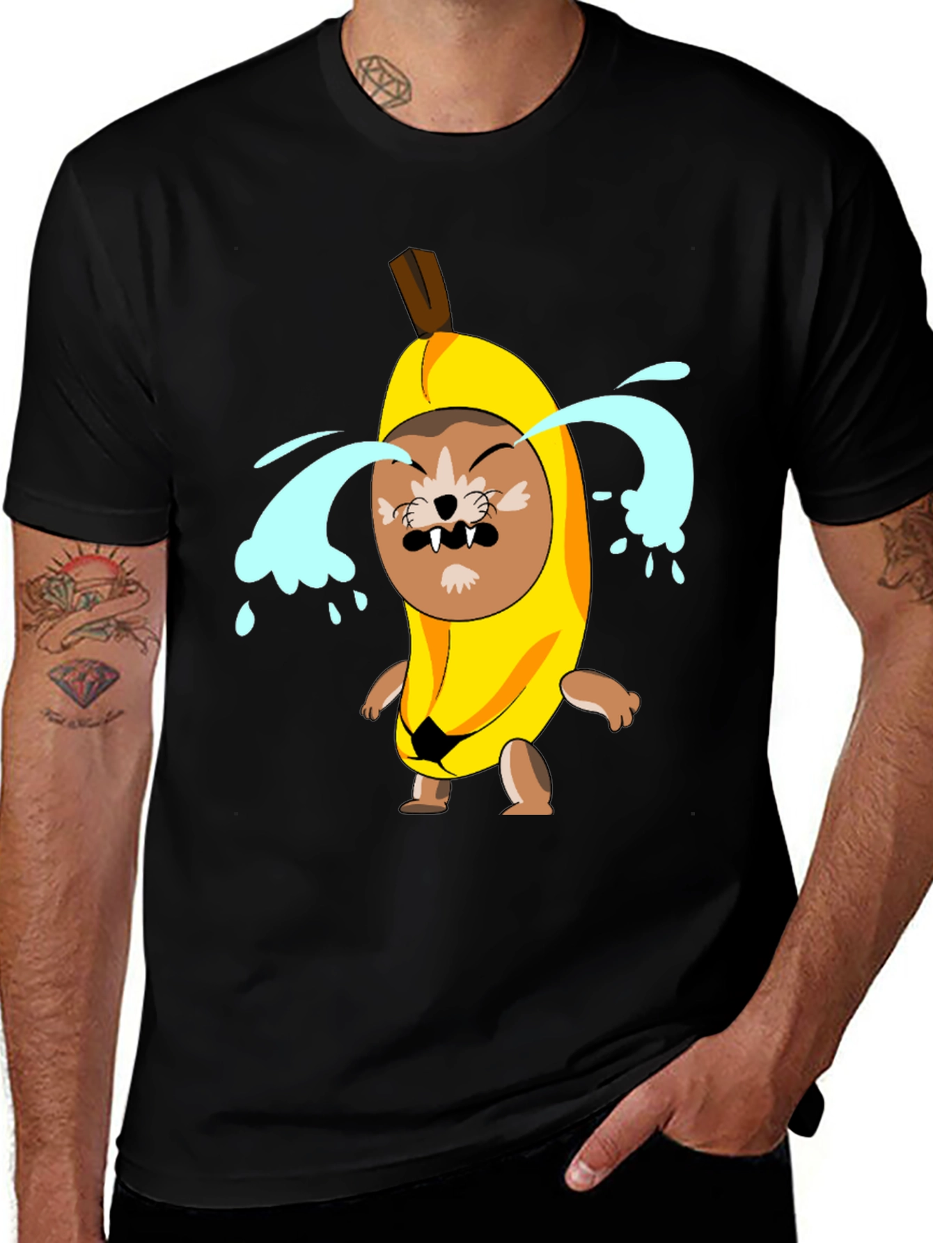 Variant 16 of Crying Banana Dog Graphic T-Shirt