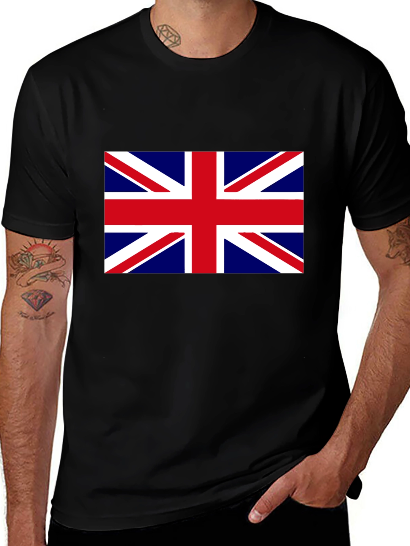 Union Jack Flag T-Shirt - Patriotic UK Pride