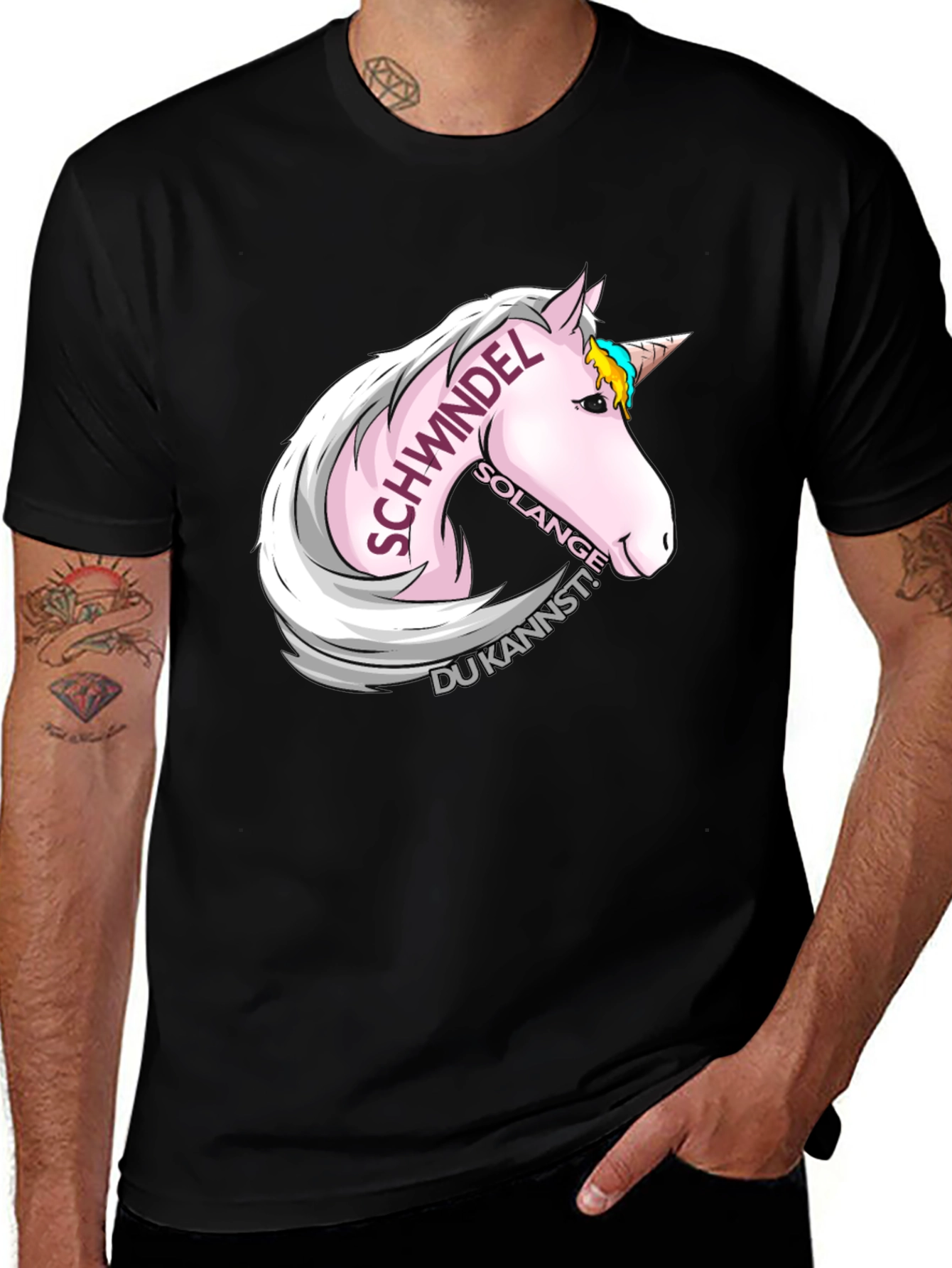 Variant 23 of Unicorn T-Shirt - German Humor Tee