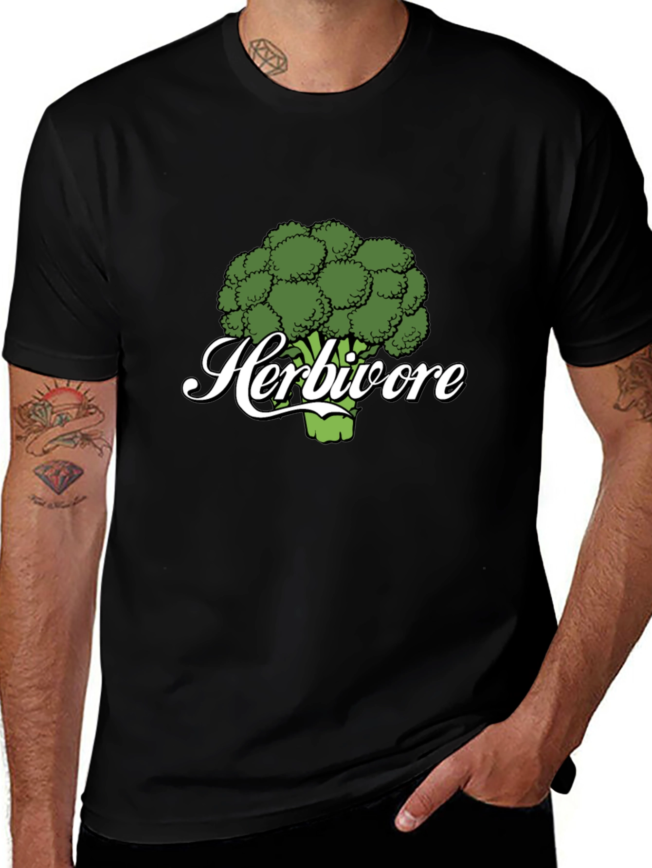 Herbivore Broccoli Graphic Tee - Vegan Friendly