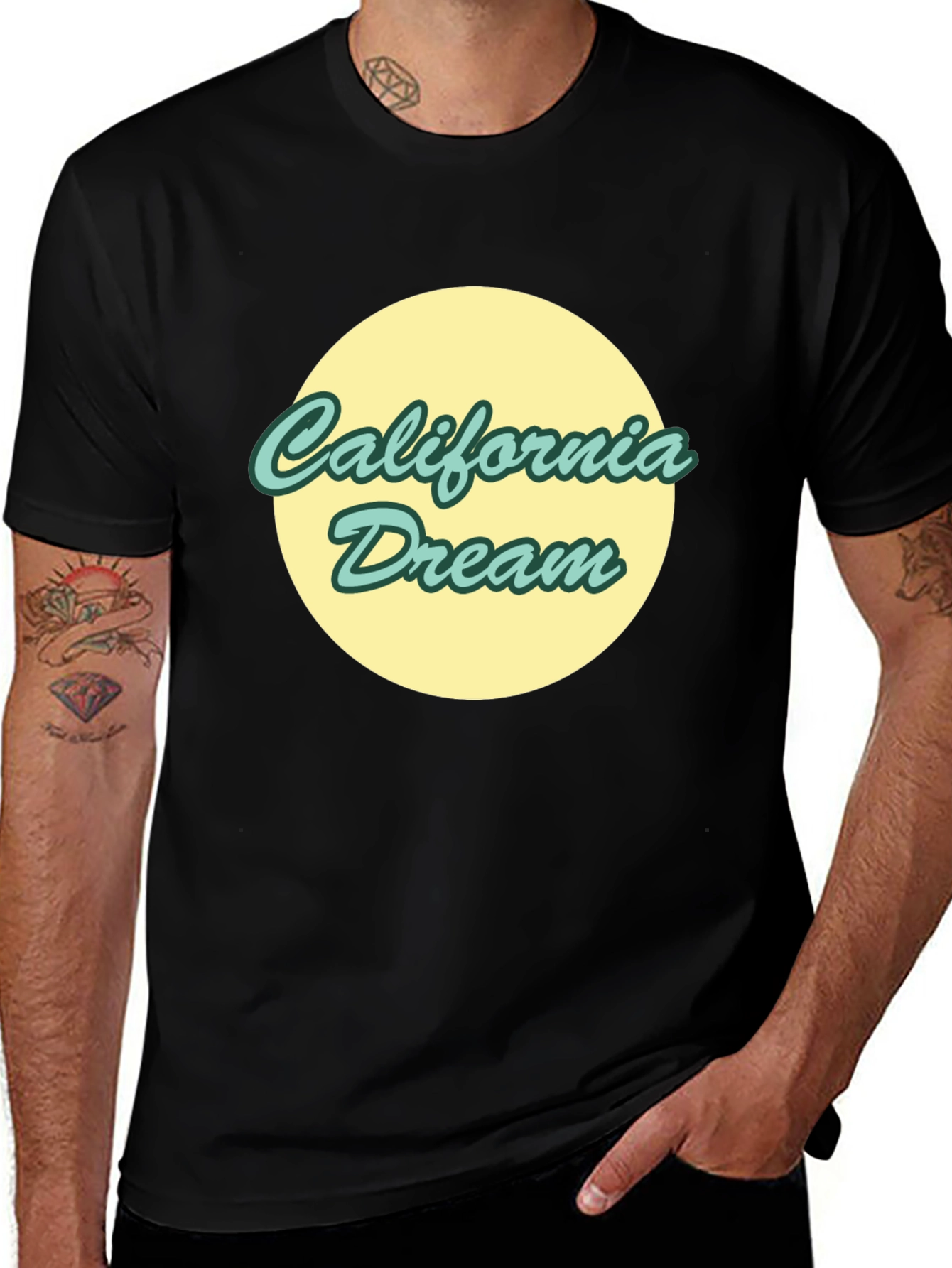 California Dream Graphic Tee - Retro Style