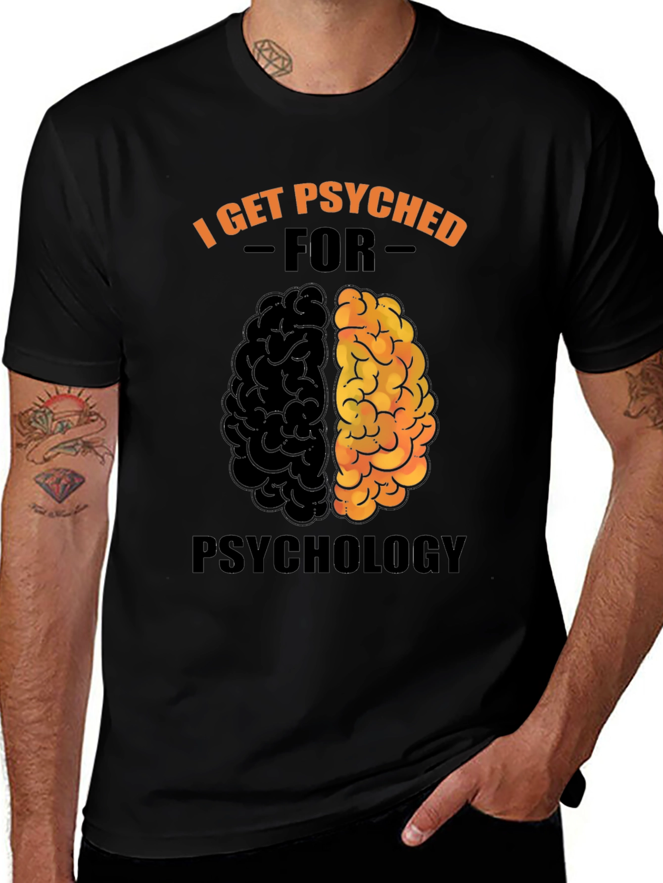 Variant 15 of Psychology Brain T-Shirt