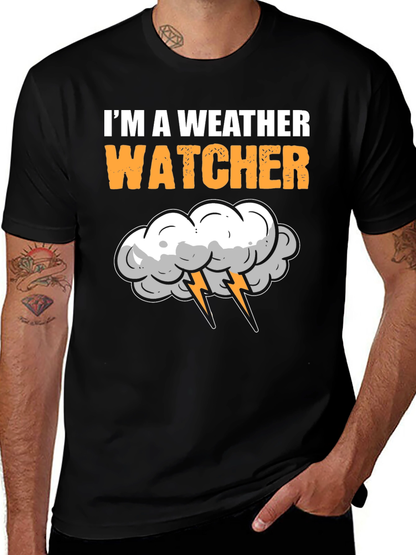 Variant 30 of Weather Watcher Graphic Tee - Storm Chaser T-Shirt