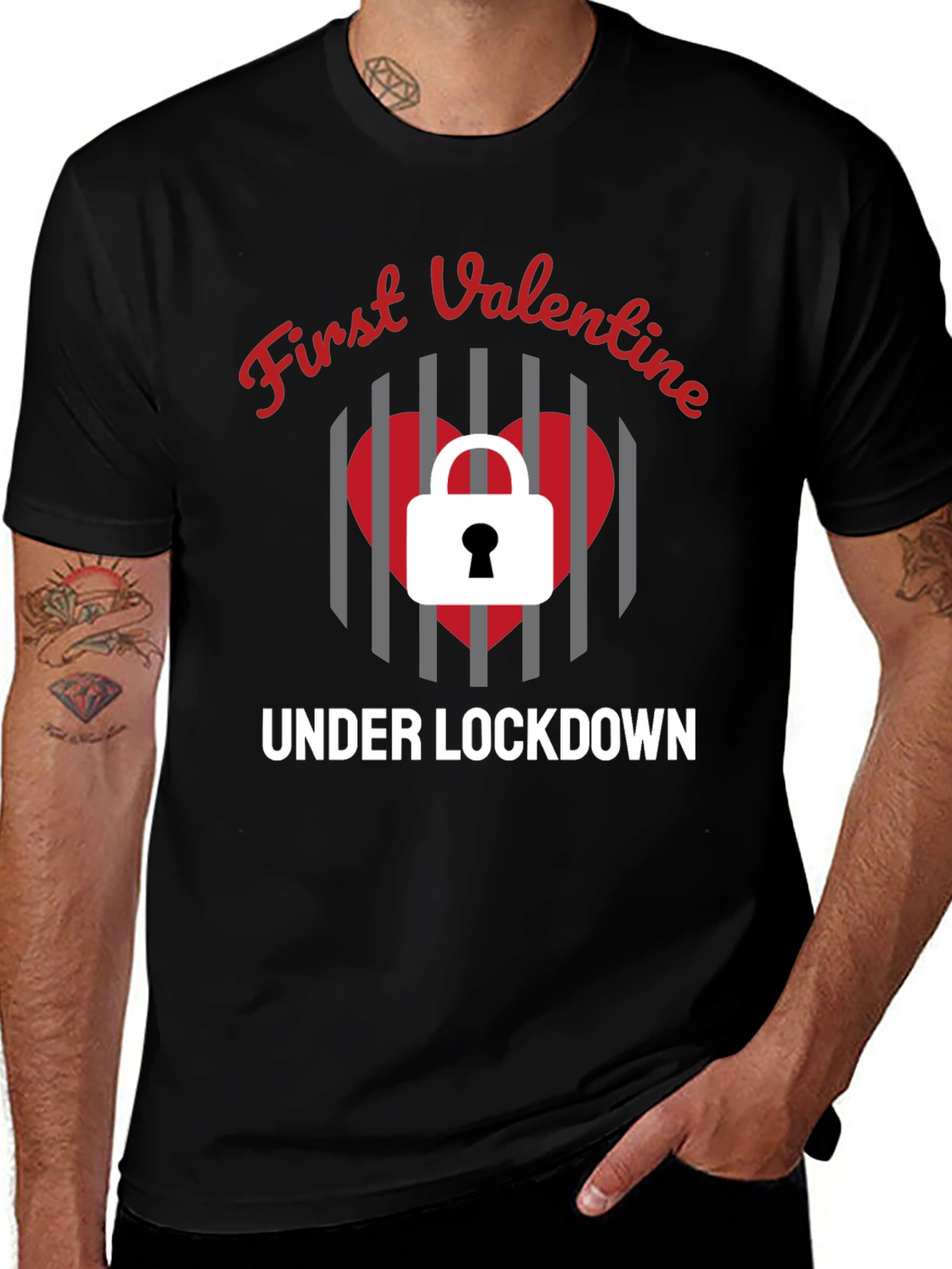 Variant 22 of First Valentine Under Lockdown T-Shirt