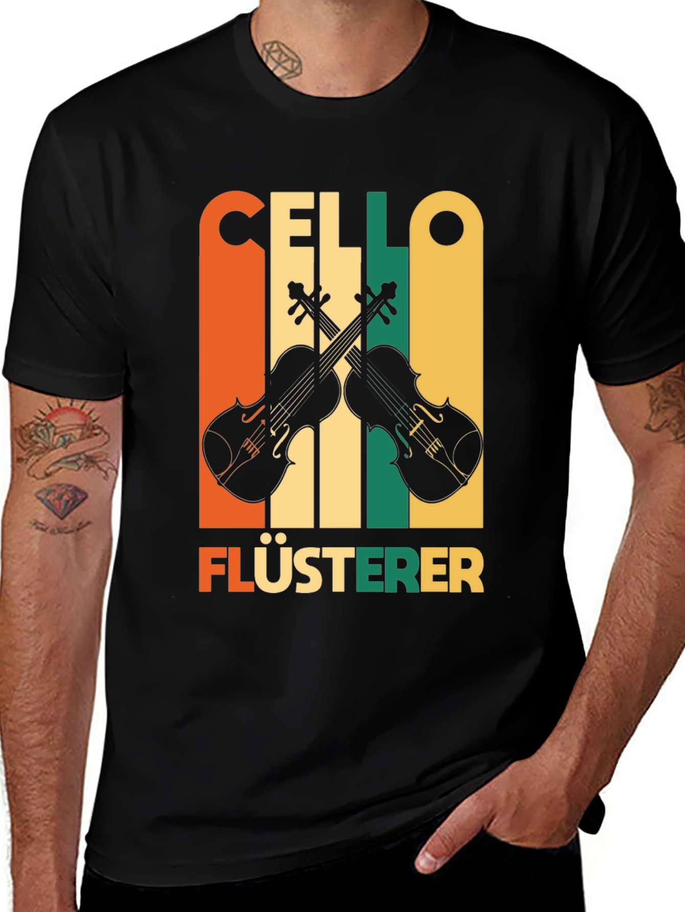 Variant 21 of Cello Whisperer Graphic Tee - Musician's Gift
