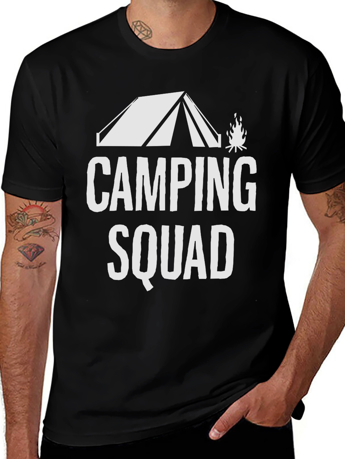 Variant 9 of Camping Squad T-Shirt - Outdoor Adventure