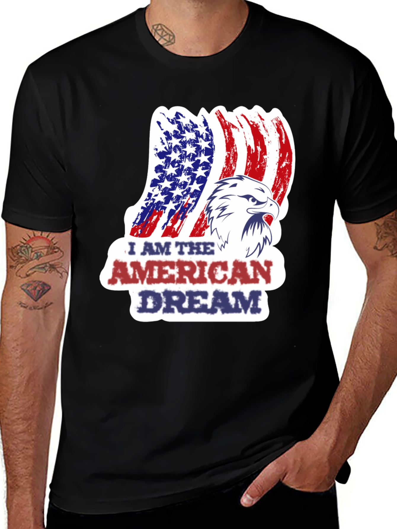 Variant 13 of American Dream Eagle Graphic Tee