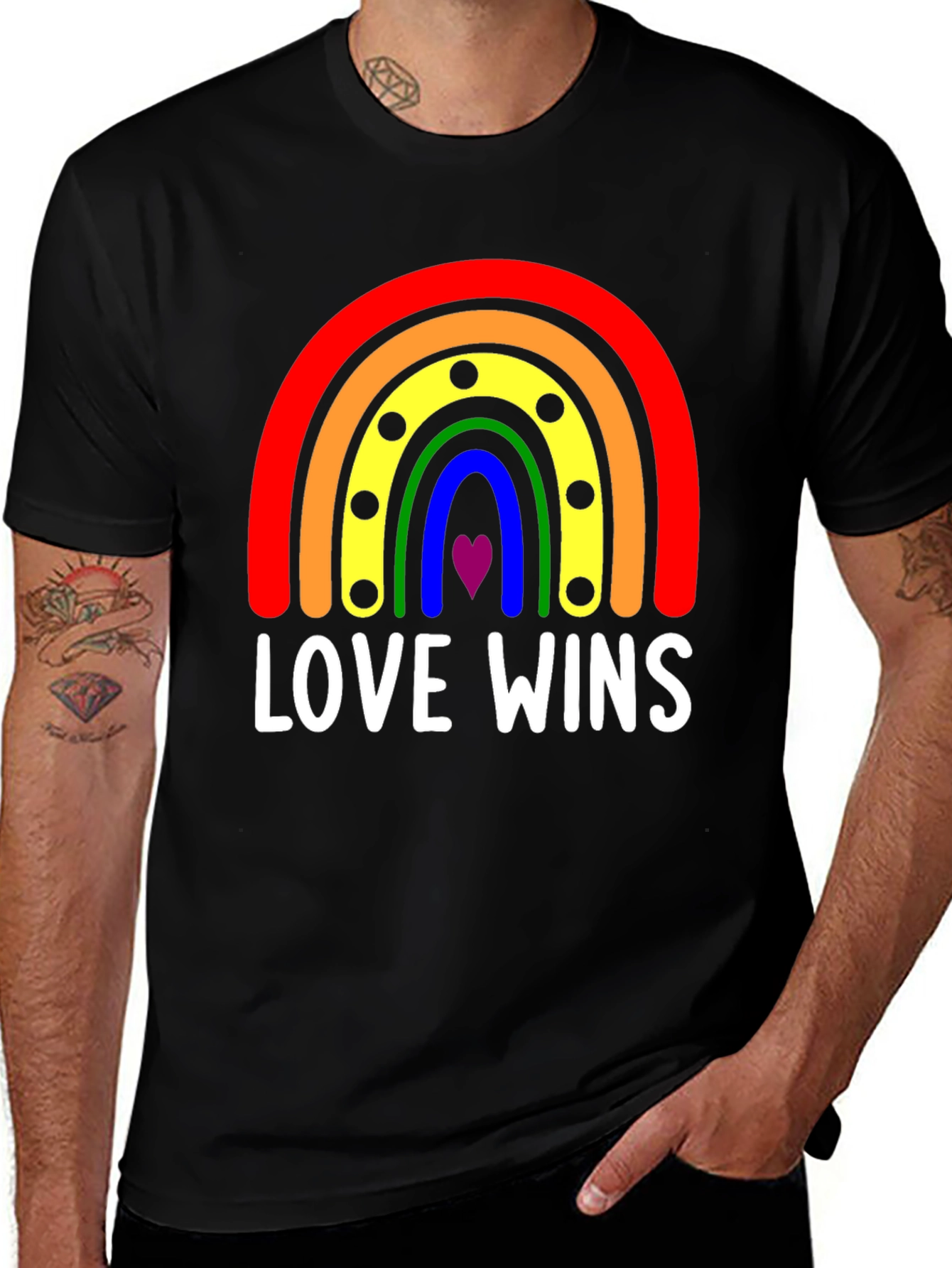 Love Wins Rainbow Pride T-Shirt