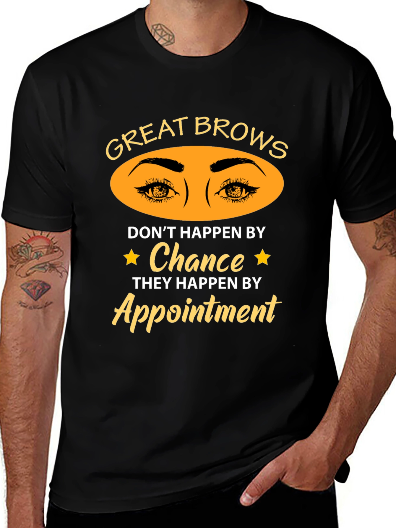 Variant 14 of Great Brows Appointment T-Shirt - Unisex Cotton Tee