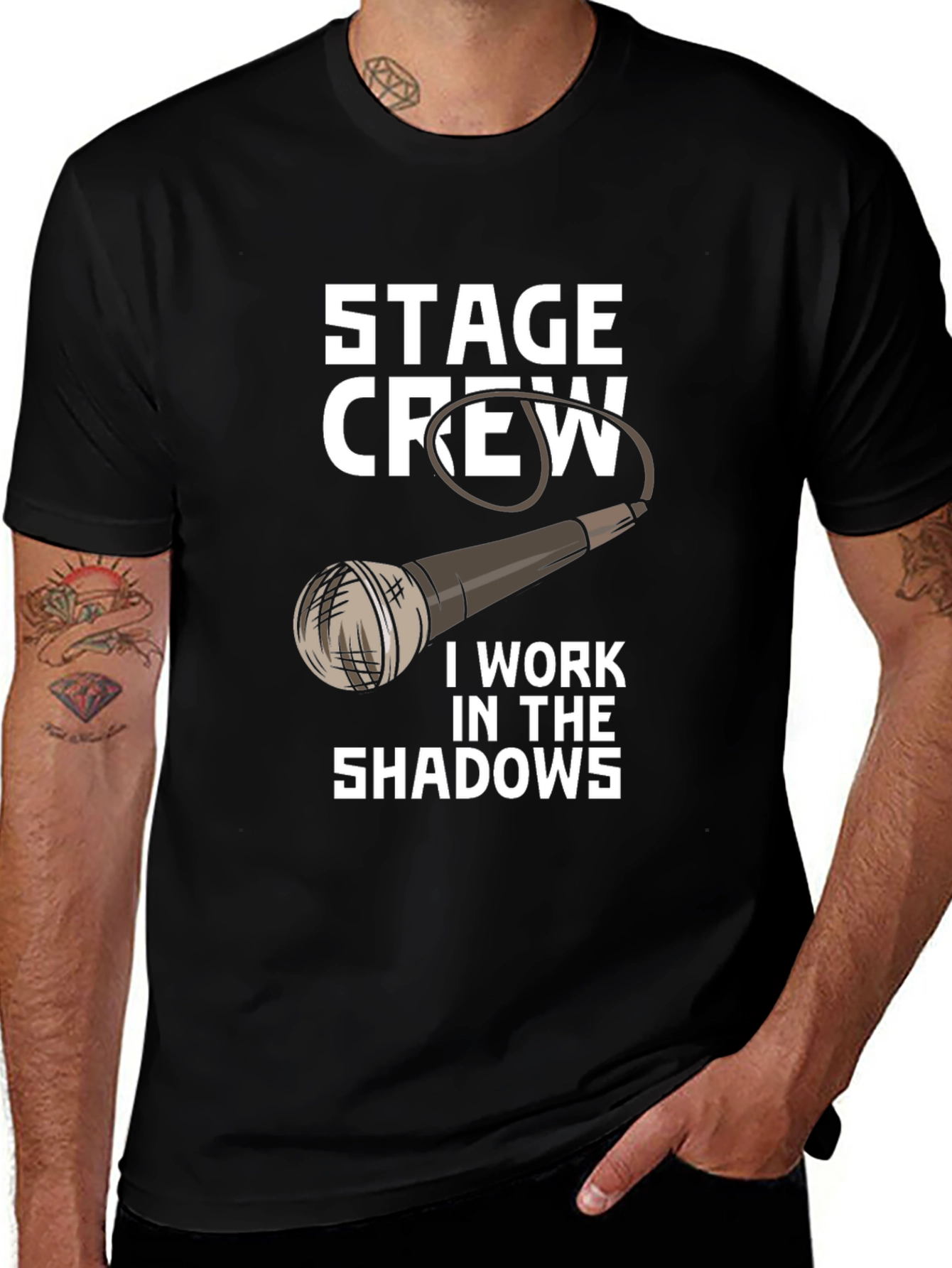 Variant 15 of Stage Crew T-Shirt - I Work In The Shadows Tee