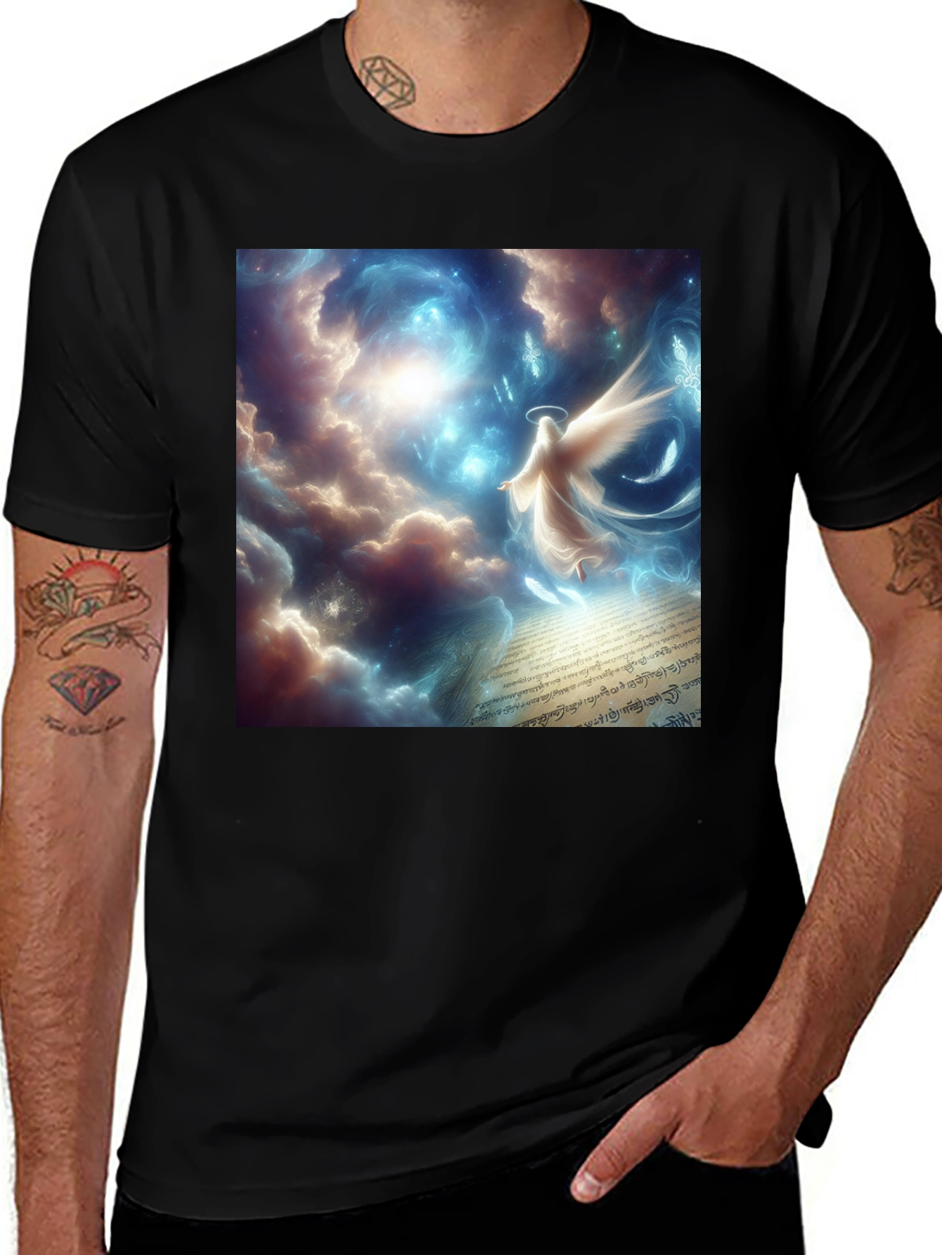 Variant 25 of Angelic Dream T-Shirt - Celestial Comfort