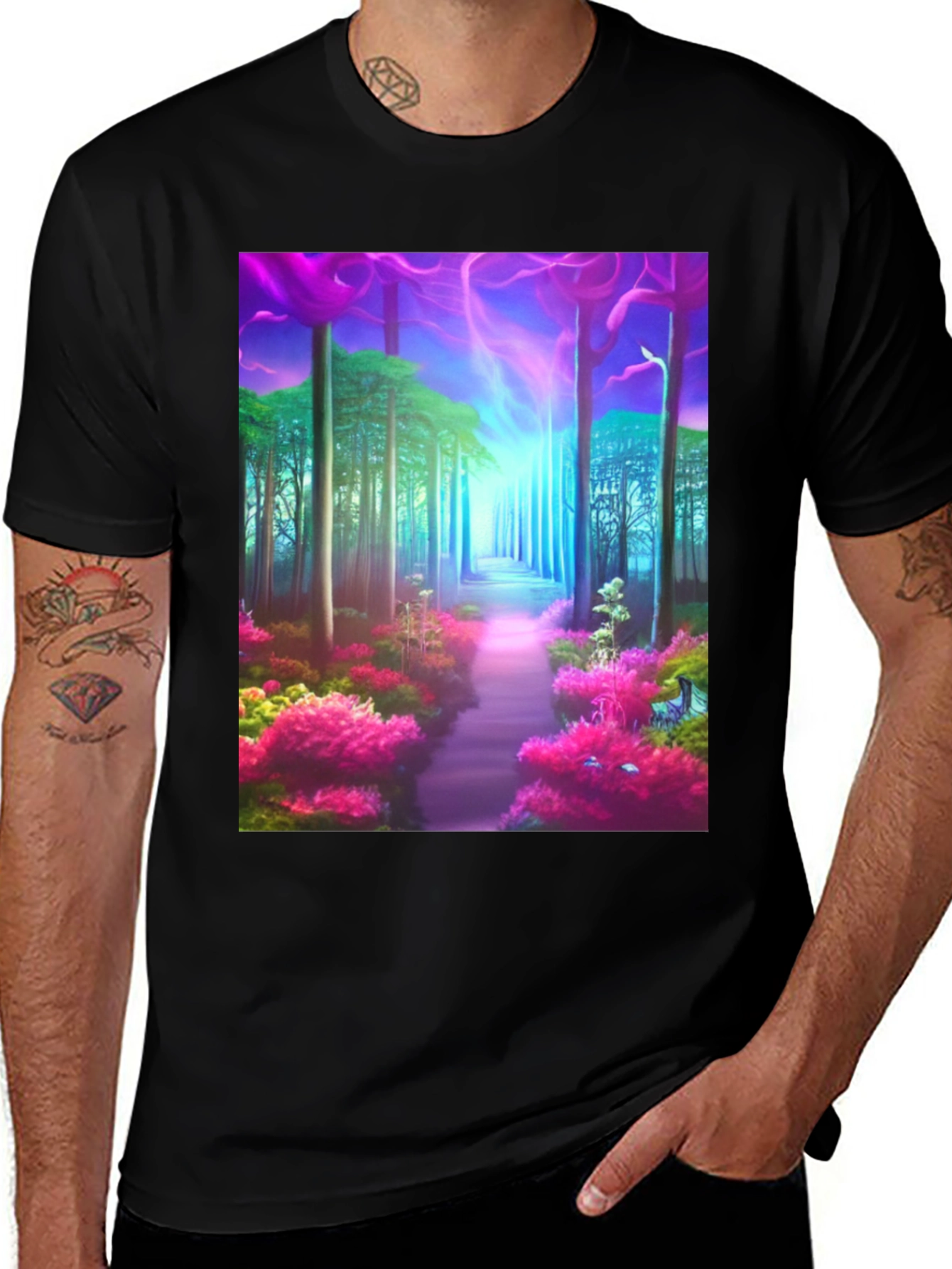 Variant 24 of Enchanted Forest Graphic T-Shirt