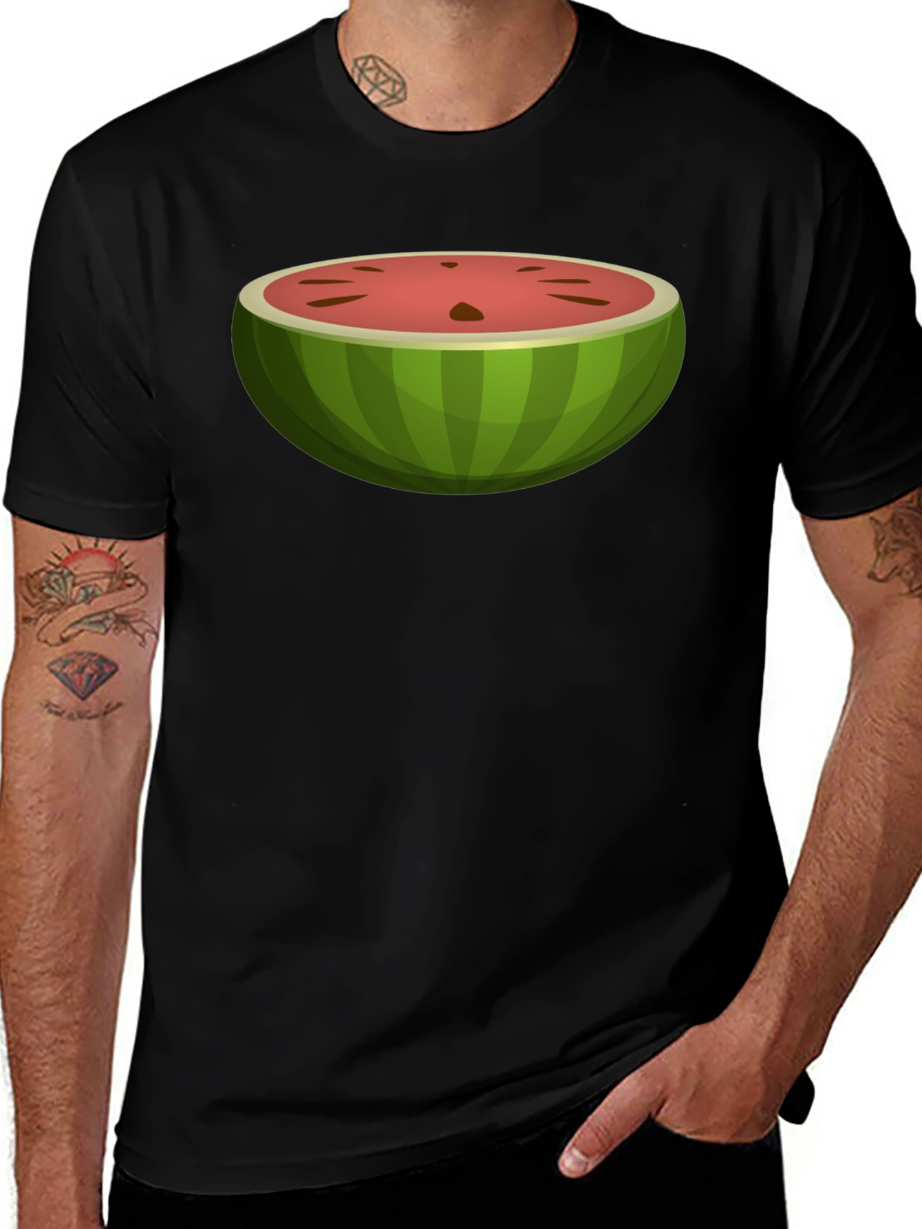 Watermelon Slice Graphic Tee - Summer Fun!