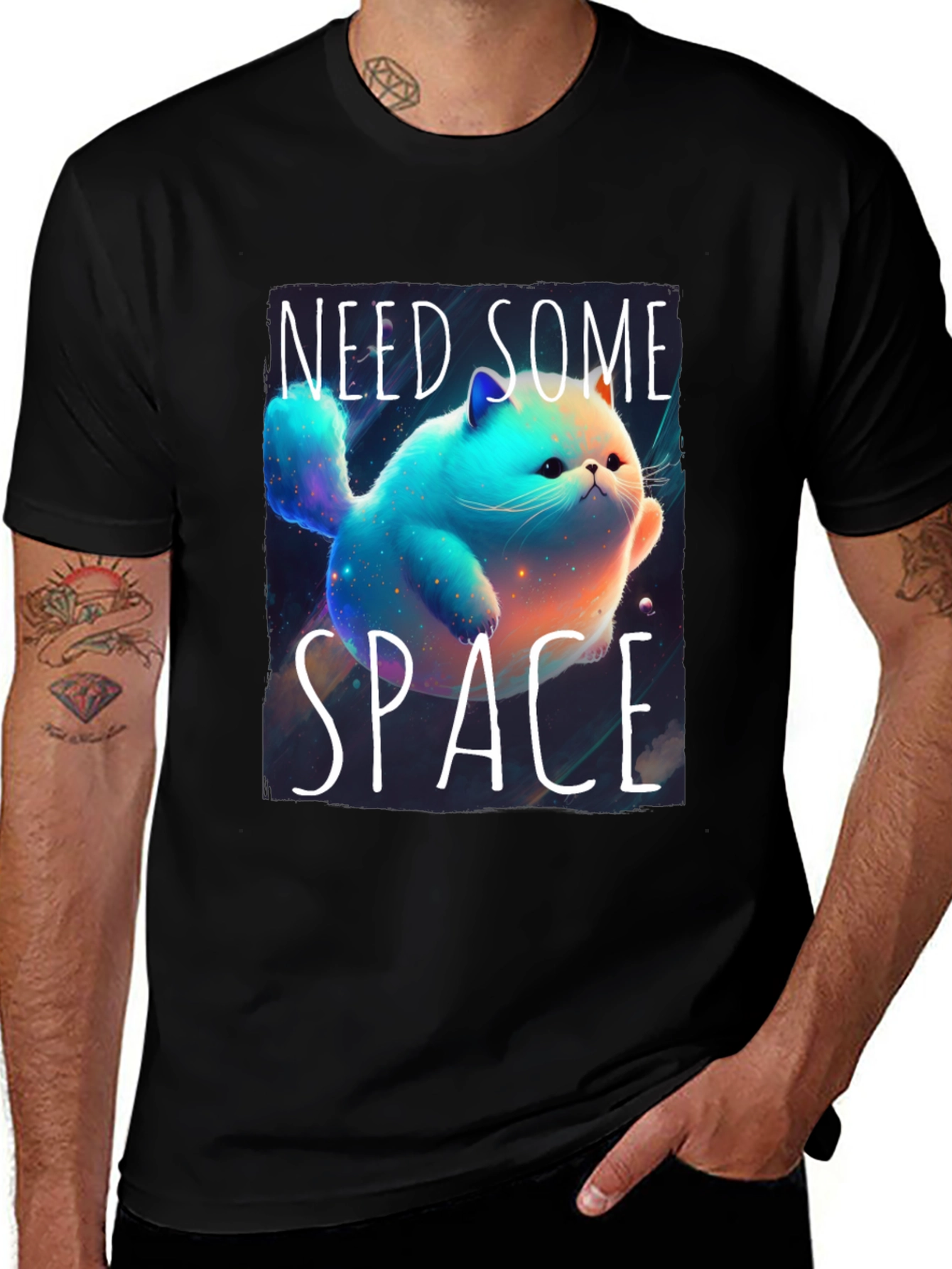 Variant 15 of Need Some Space T-Shirt Cat Lover