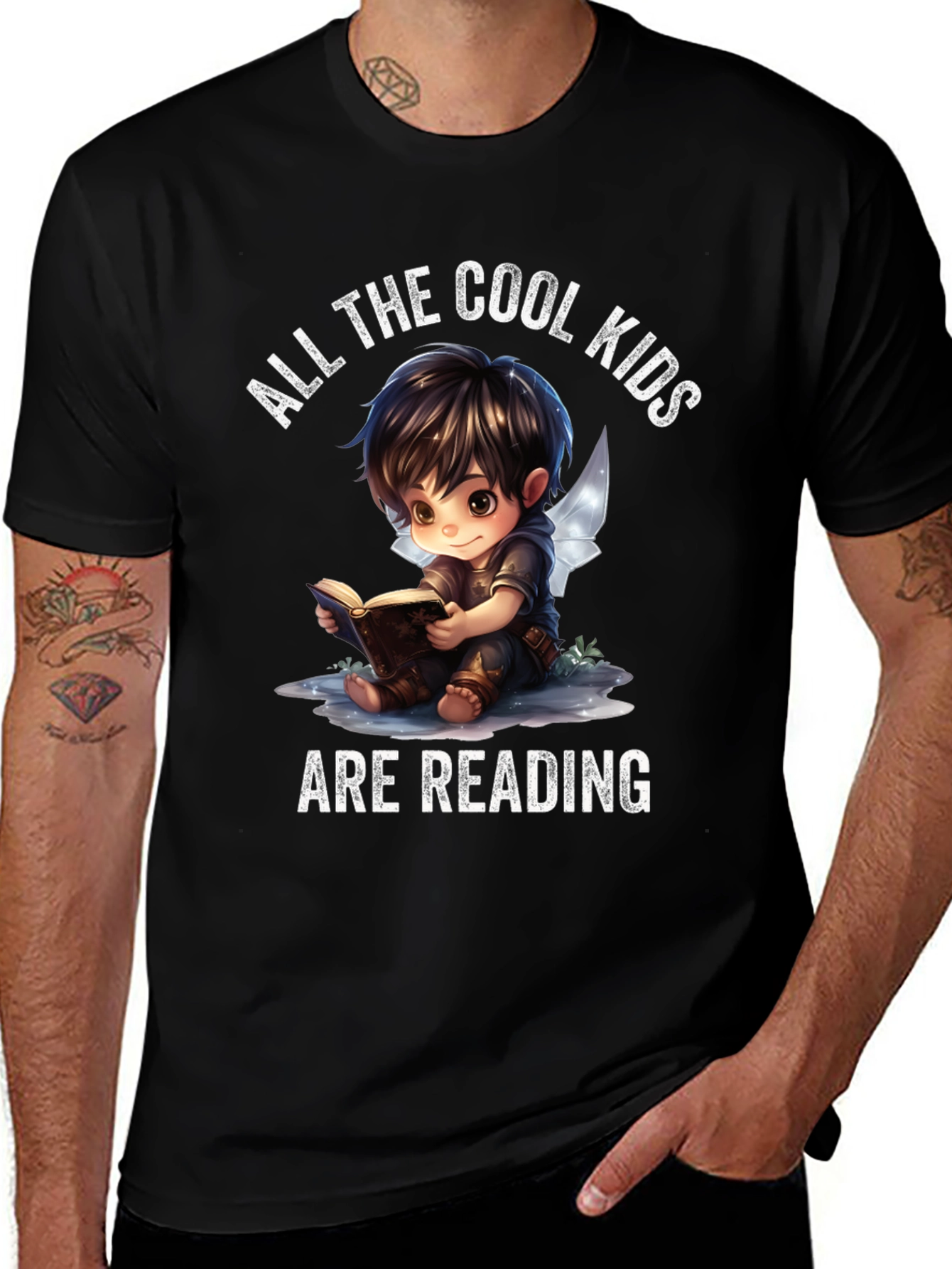 Variant 19 of Cool Kids Reading Graphic T-Shirt