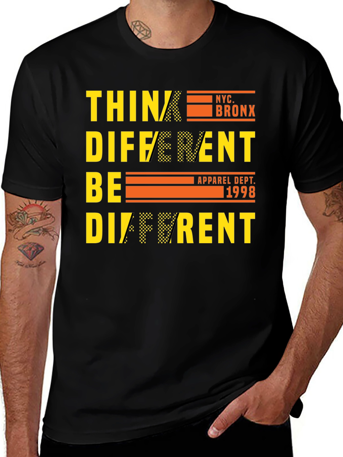 Variant 13 of Think Different T-Shirt NYC Bronx Apparel 1998