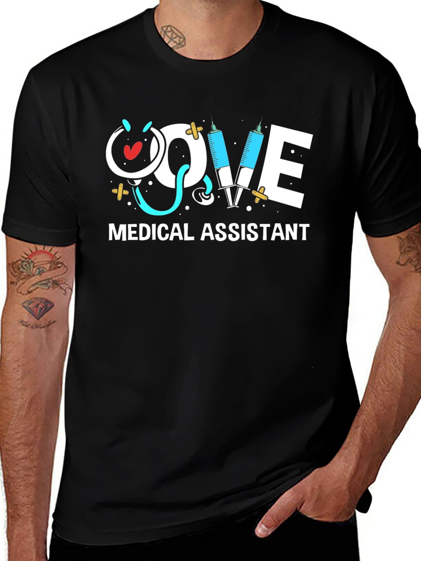 Variant 17 of Medical Assistant Love Graphic T-Shirt