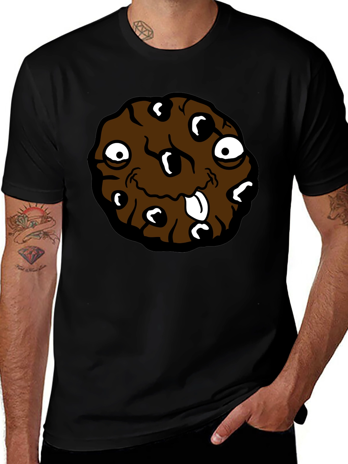Variant 3 of Cookie Monster Graphic T-Shirt