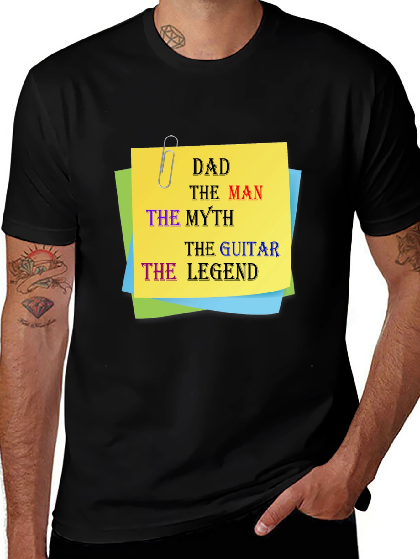 Variant 3 of Dad Guitar Legend T-Shirt
