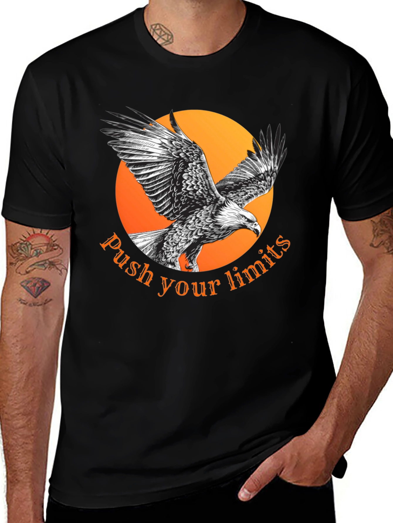 Variant 5 of Eagle Flight T-Shirt - Push Your Limits