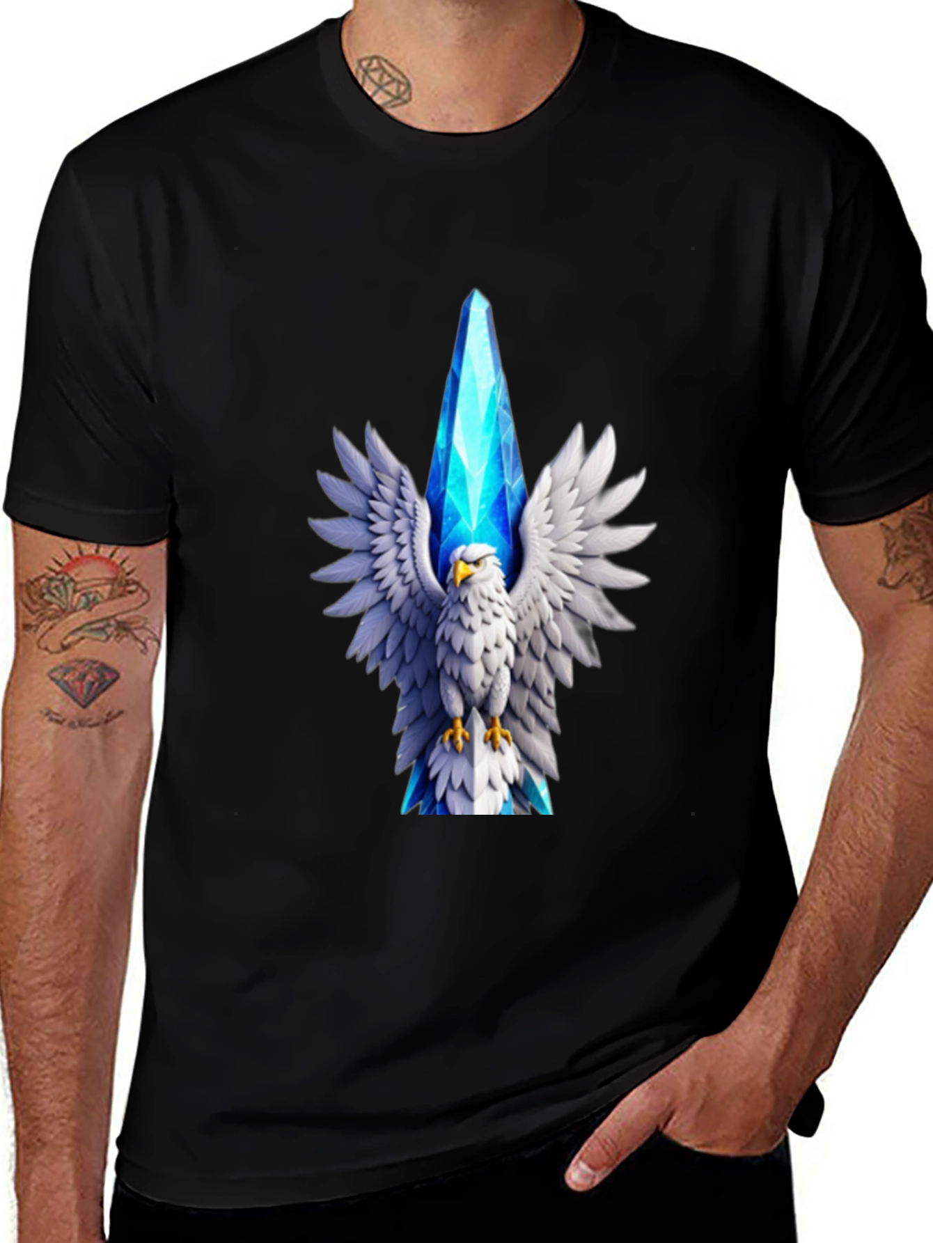 Eagle with Crystal T-Shirt