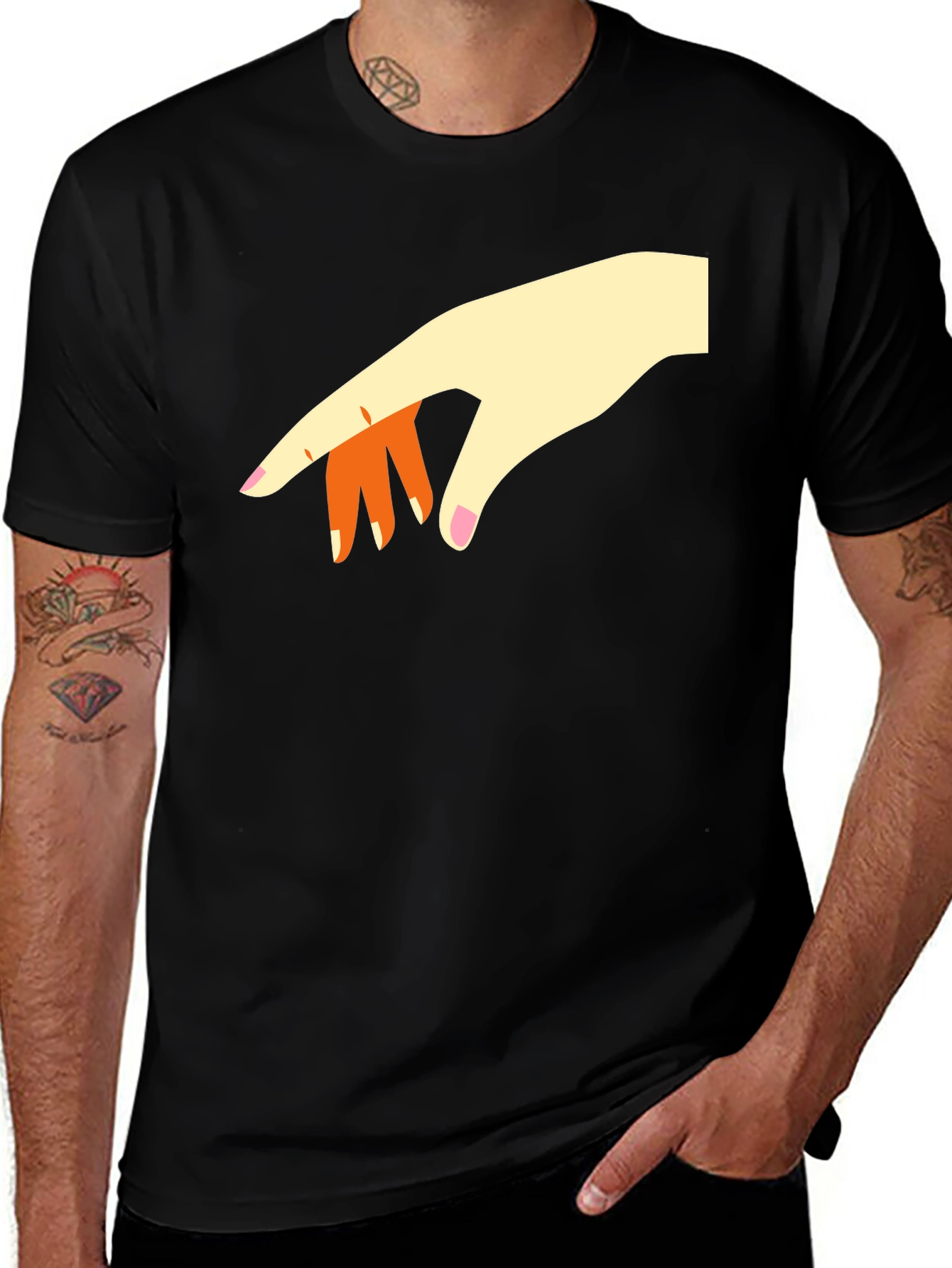 Variant 16 of Graphic Tee: The Pinch Hand