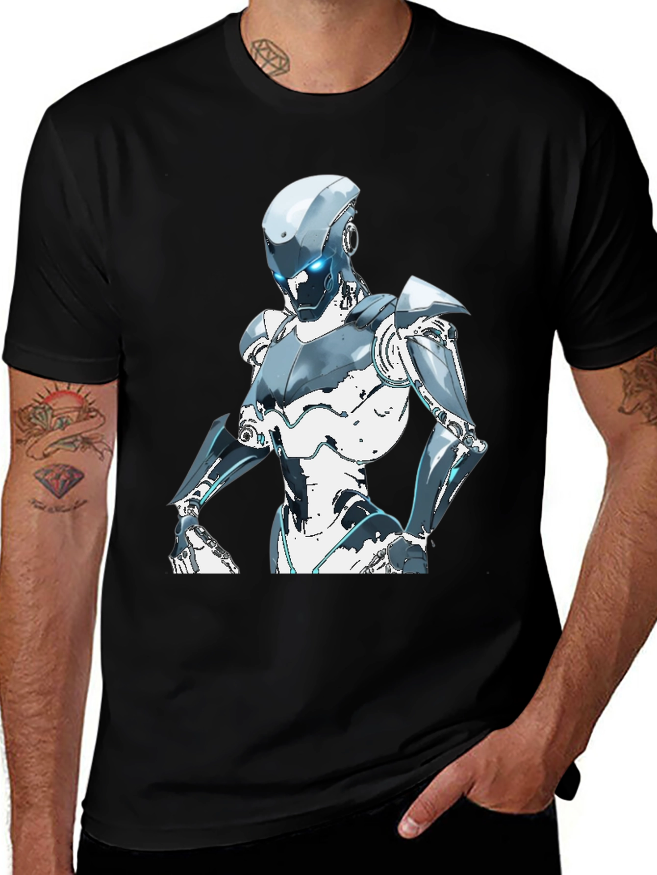 Robot T-Shirt - Sci-Fi Style Graphic Tee