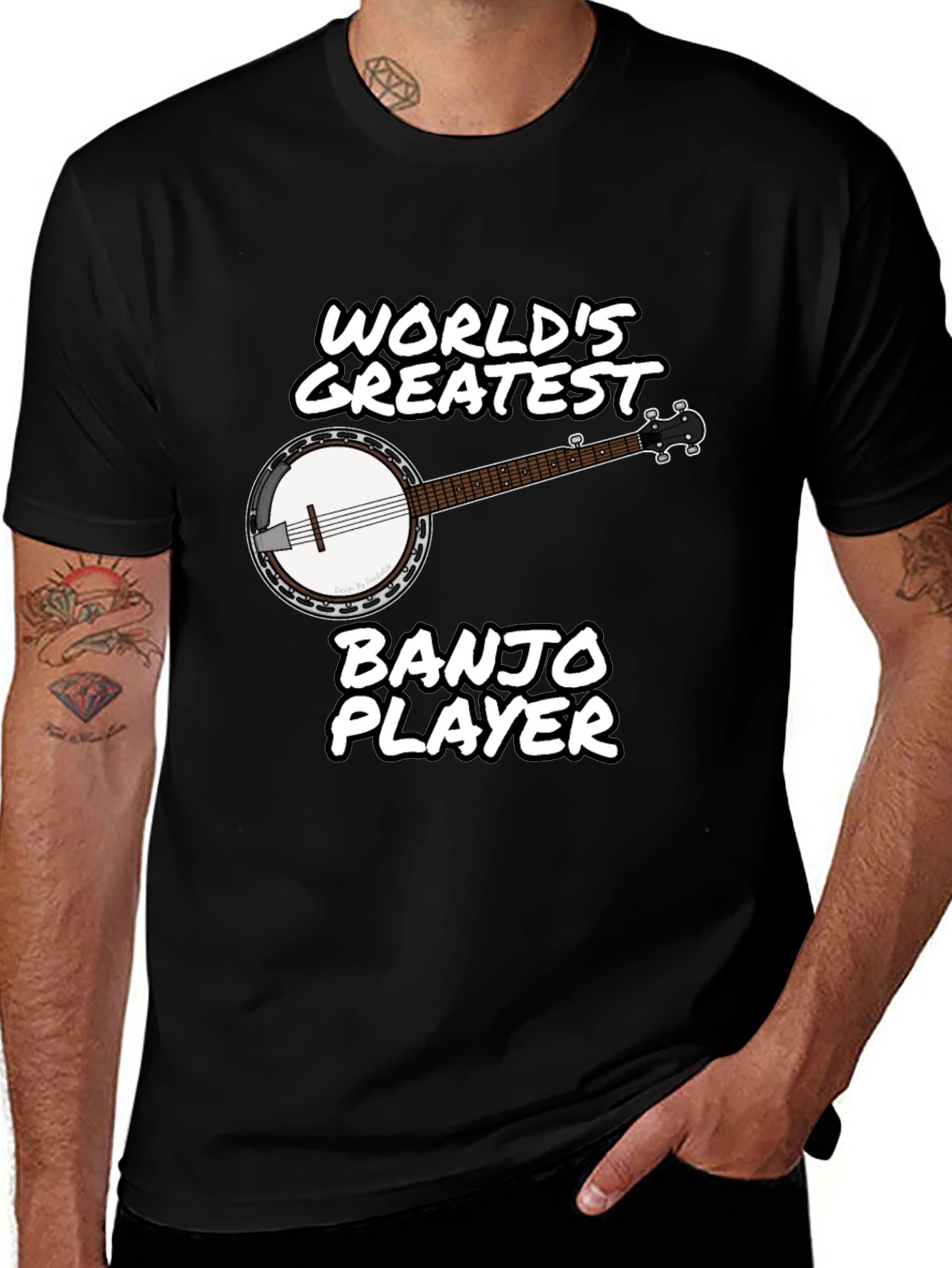 Variant 14 of World's Greatest Banjo Player Graphic T-Shirt